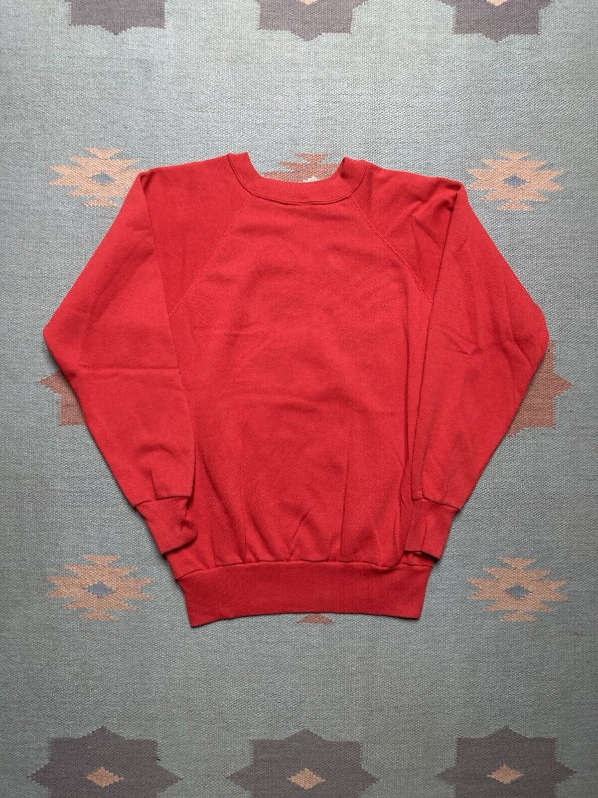 Vintage 80s sweatshirt merry Christmas happy moo year cow moose M Size US M / EU 48-50 / 2 - 3 Thumbnail