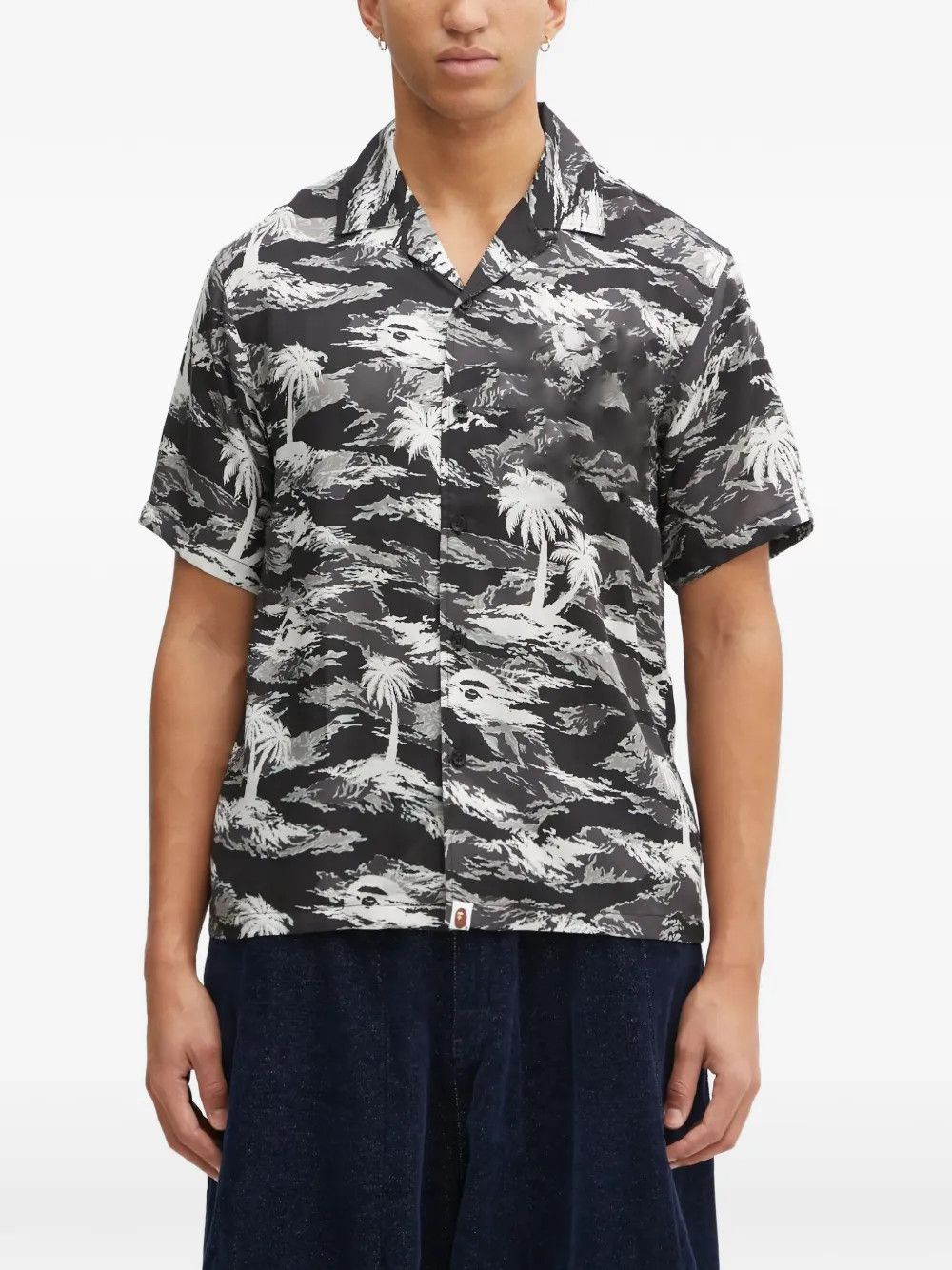 Other Palm-Tree Printed Shirt – Relaxed Tropical Style Size US XL / EU 56 / 4 - 3 Thumbnail
