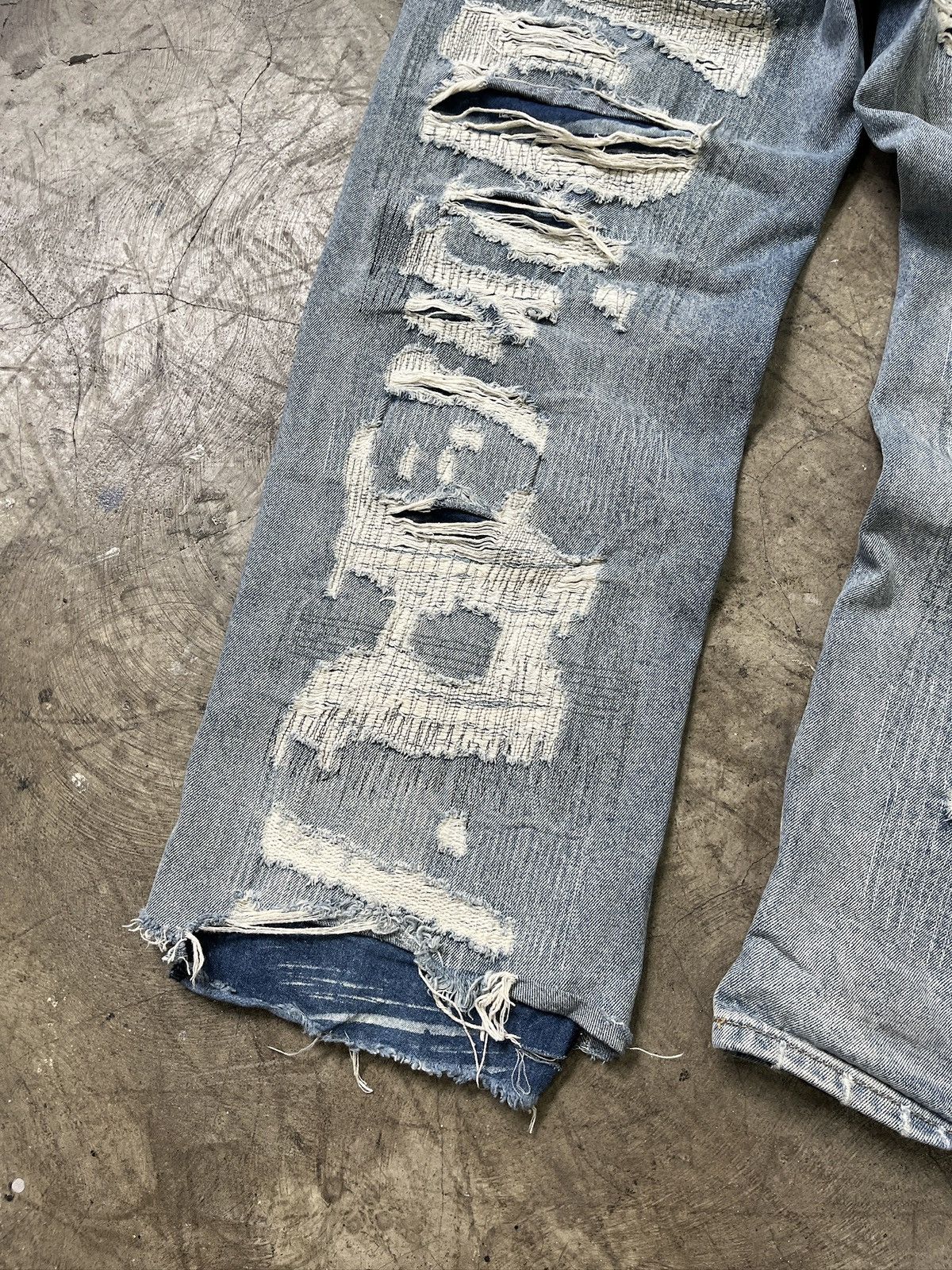Other Still Water Distressed Reworked Denim Jeans (unisex) Size US 29 - 11 Thumbnail