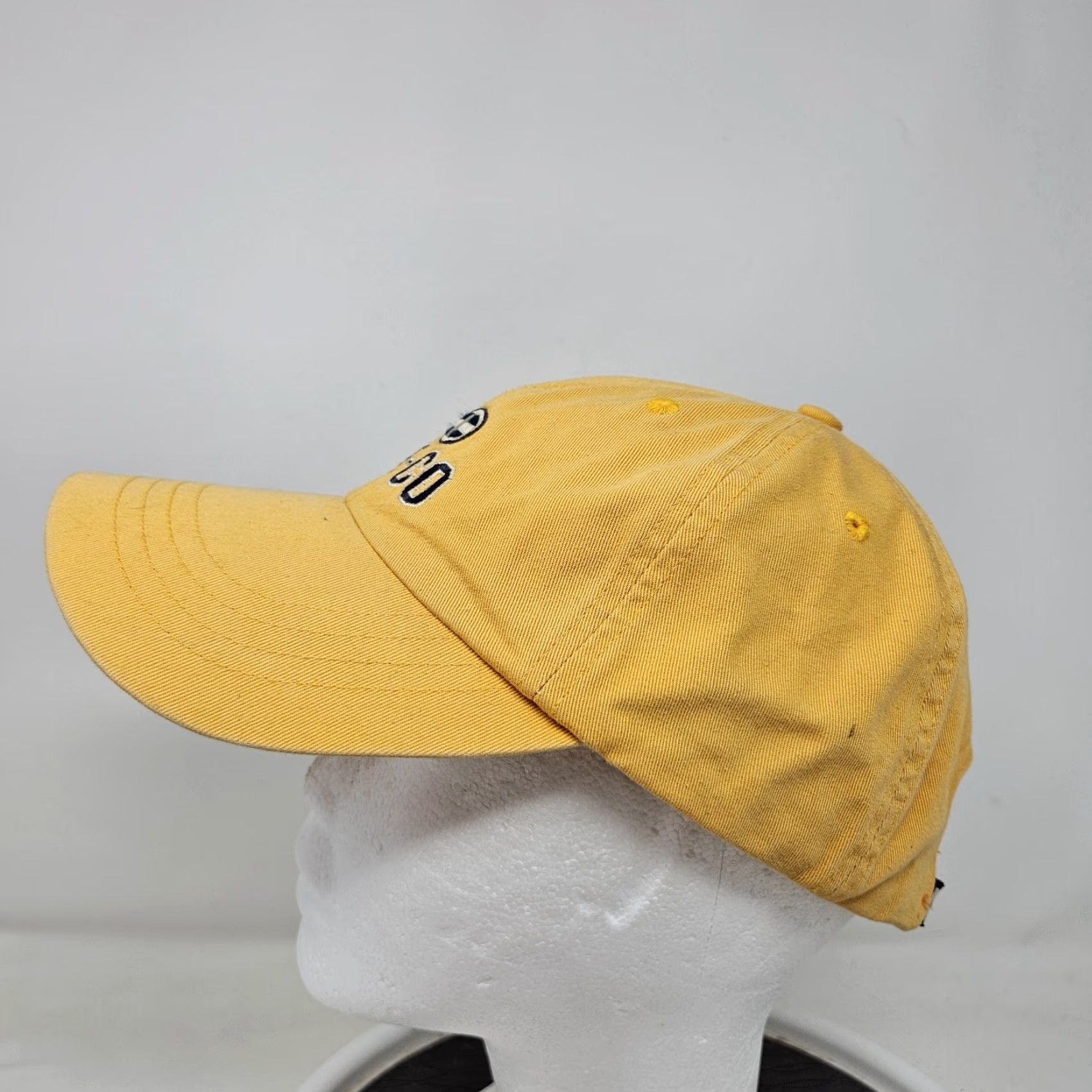 Vintage American Eagle Performance Hat Cap Strap Back One Size Yellow Logo Baseball Mens Size ONE SIZE - 6 Thumbnail