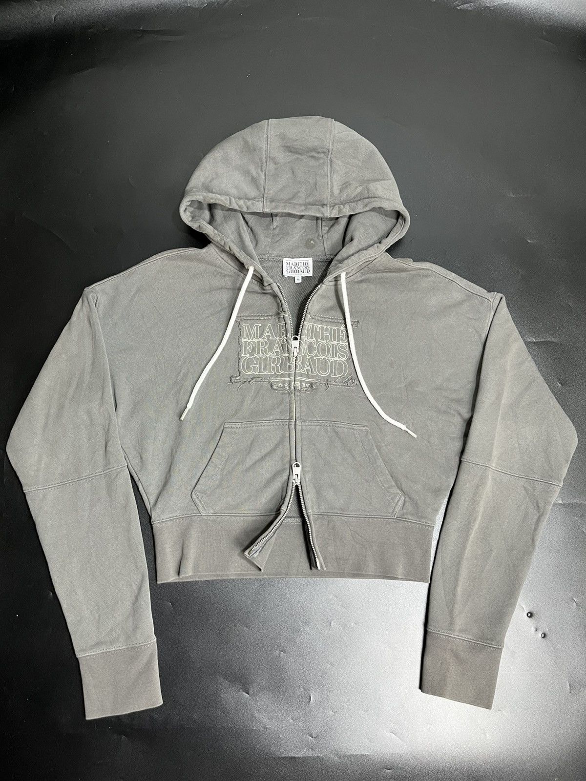If Six Was Nine × Le Grande Bleu (L.G.B.) × Marithe + Francois Girbaud Marithe Francois Girbaud Crop Hood Size US M / EU 48-50 / 2 - 2 Thumbnail