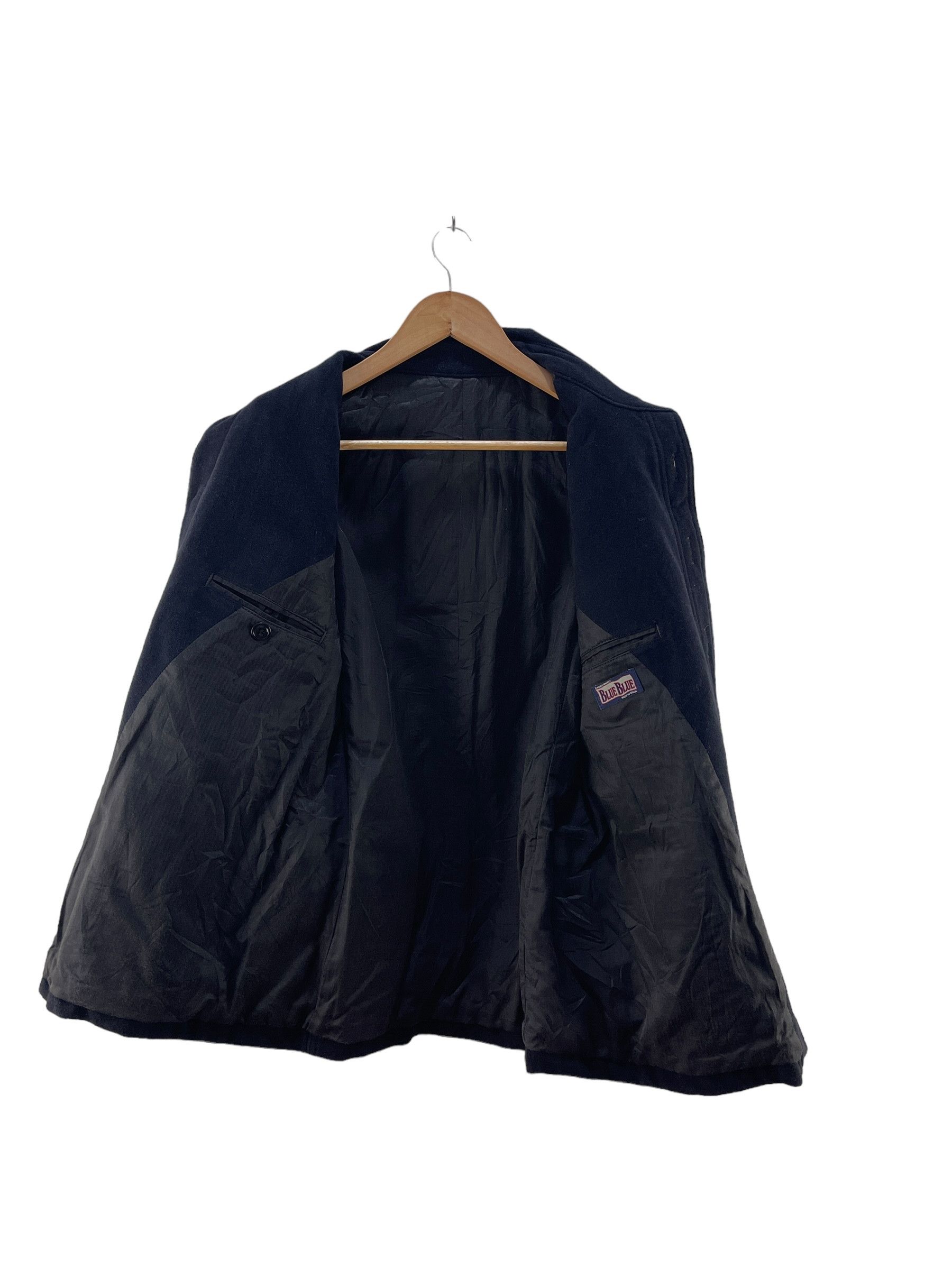 Blue Blue Japan Vintage Blue Blue Japan Wool Coat Jacket Size M / US 6-8 / IT 42-44 - 3 Thumbnail
