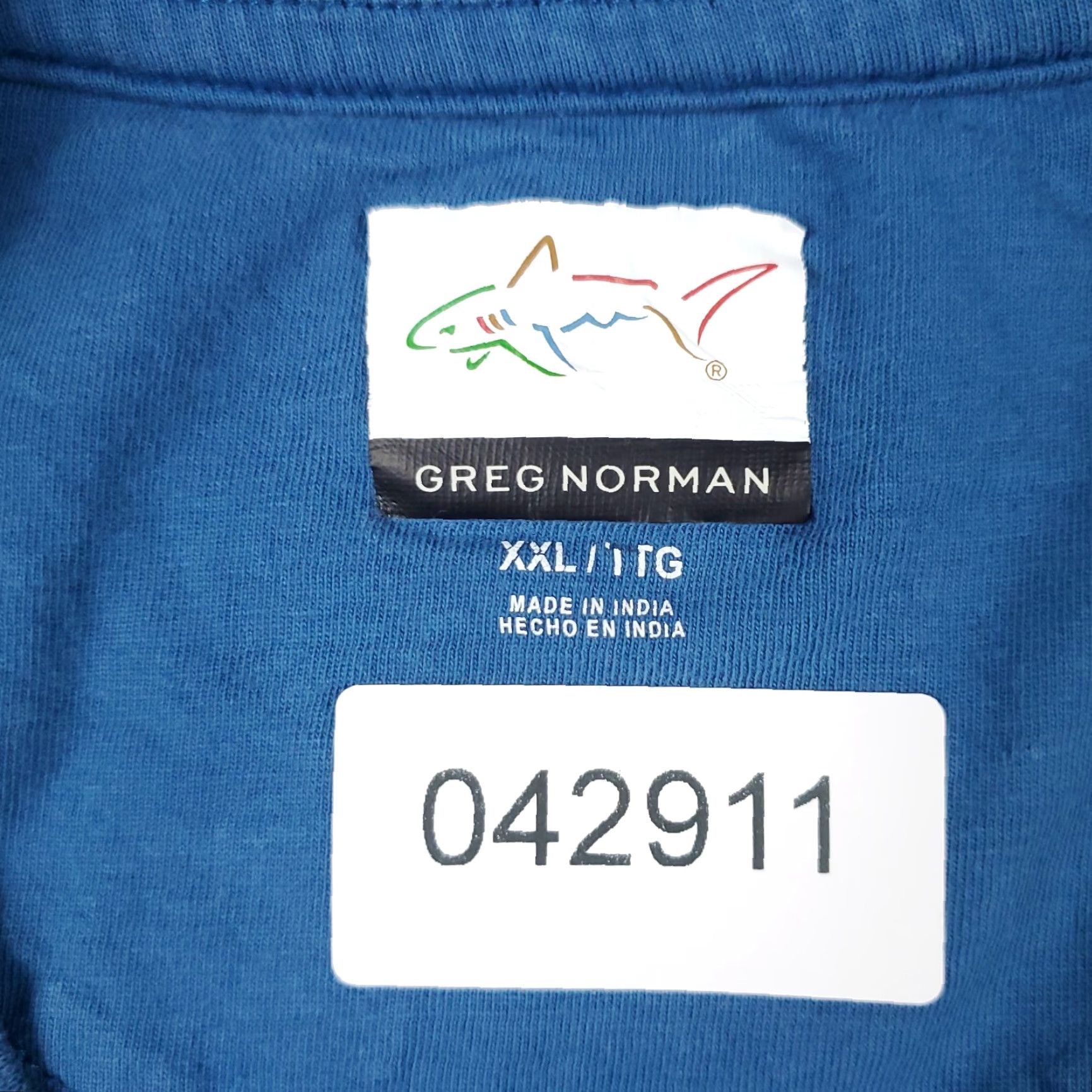 Vintage VINTAGE Greg Norman Shirt Mens 2XL Blue Shark Logo Short Sleeve Crew Neck All Seasons 90s Sports Mens Size US XXL / EU 58 / 5 - 7 Thumbnail