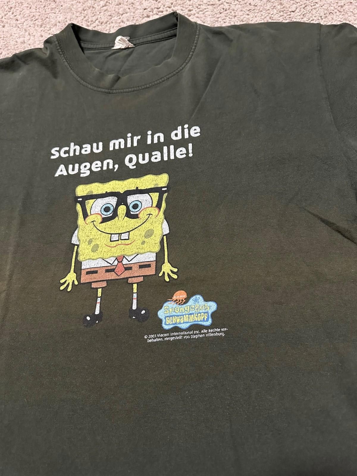 Nickelodeon Vintage 2003 Tshirt Sponge Bob Sz M Size US M / EU 48-50 / 2 - 4 Thumbnail