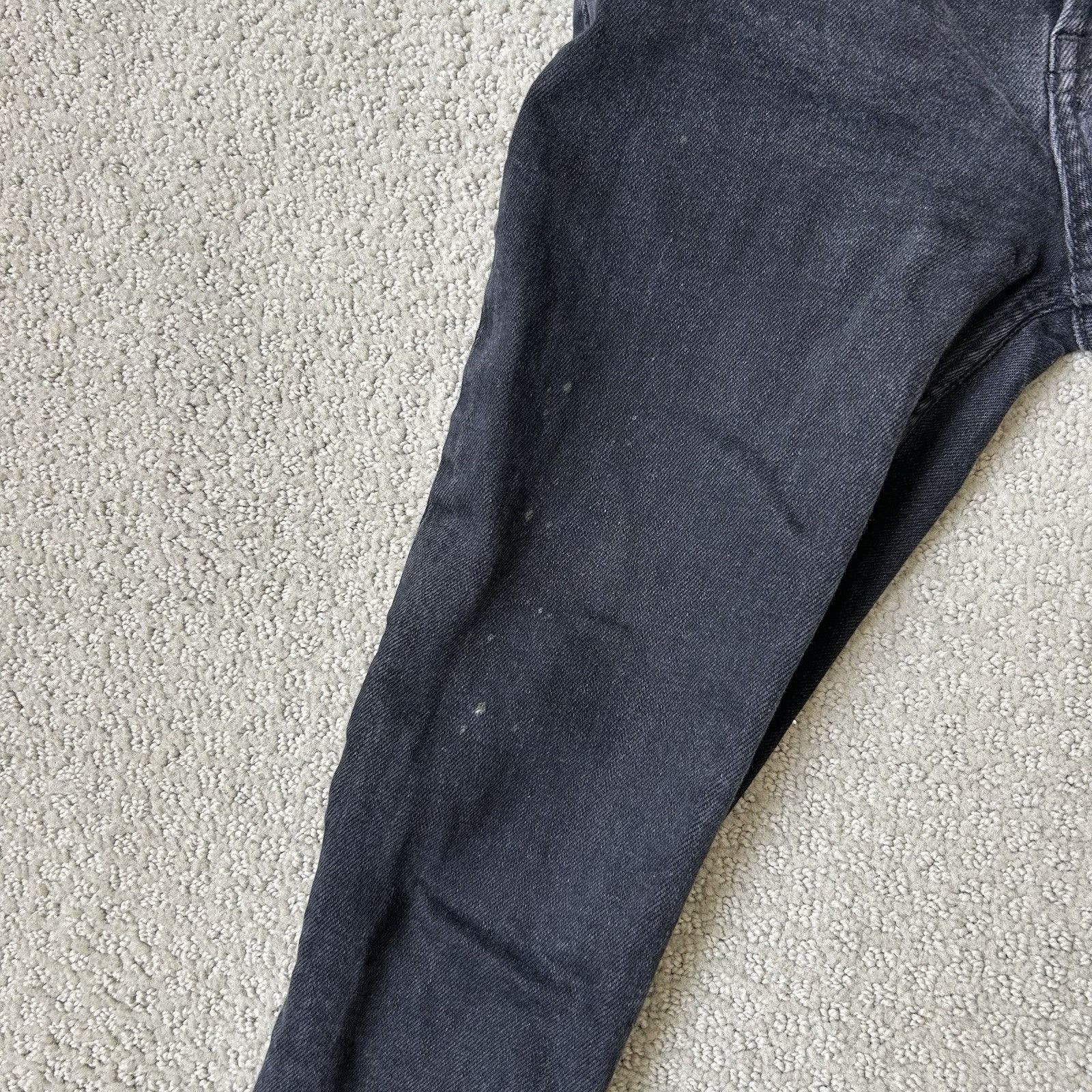 RE/DONE RE/DONE Originals High Rise Ankle Crop Jeans Black Button-Fl Size 25" / US 0 / IT 36 - 6 Thumbnail