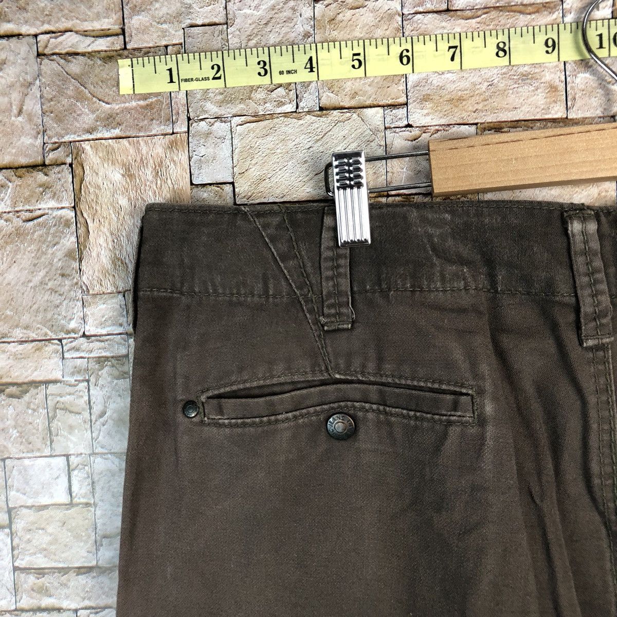 Japanese Brand Even River Brown Cargo Multipocket Pants #A629 Size US 37 - 18 Thumbnail