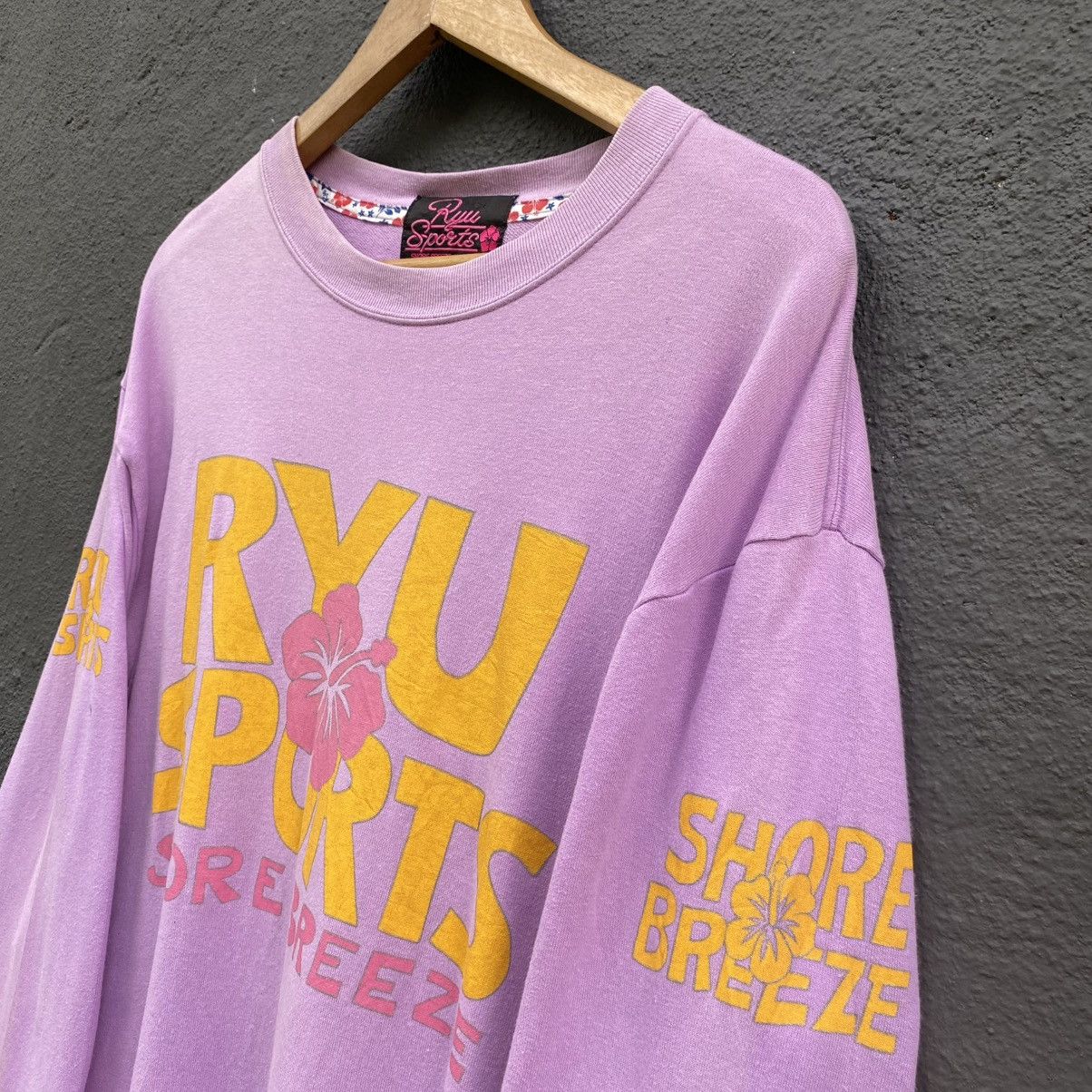 Vintage Thrashed Faded Vintage Ryu Sport Streetwear L/S Tee Size US M / EU 48-50 / 2 - 4 Thumbnail