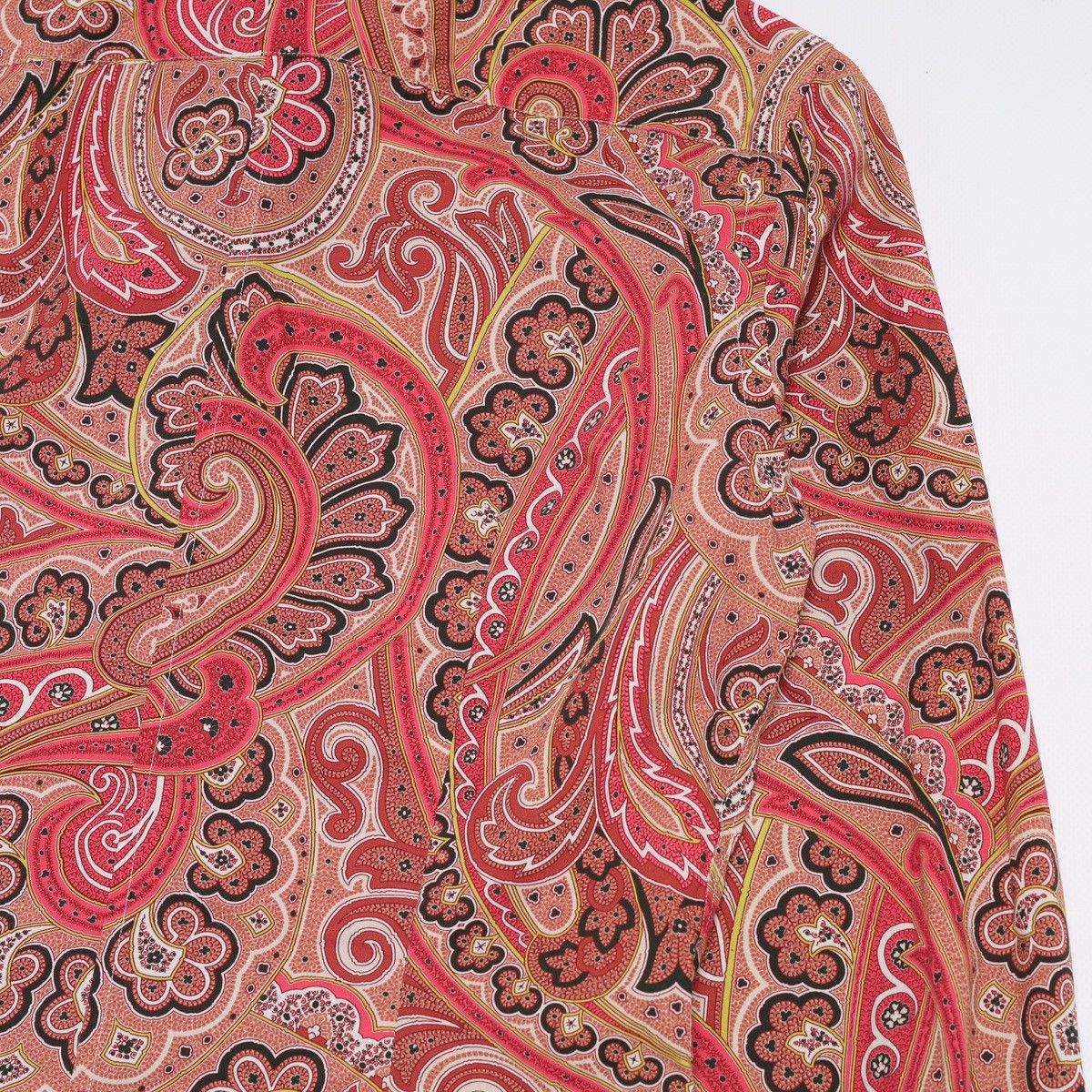Etro Etro Milano Printed Floral Pattern Shirt Button Red Pink Size S / US 4 / IT 40 - 14 Thumbnail