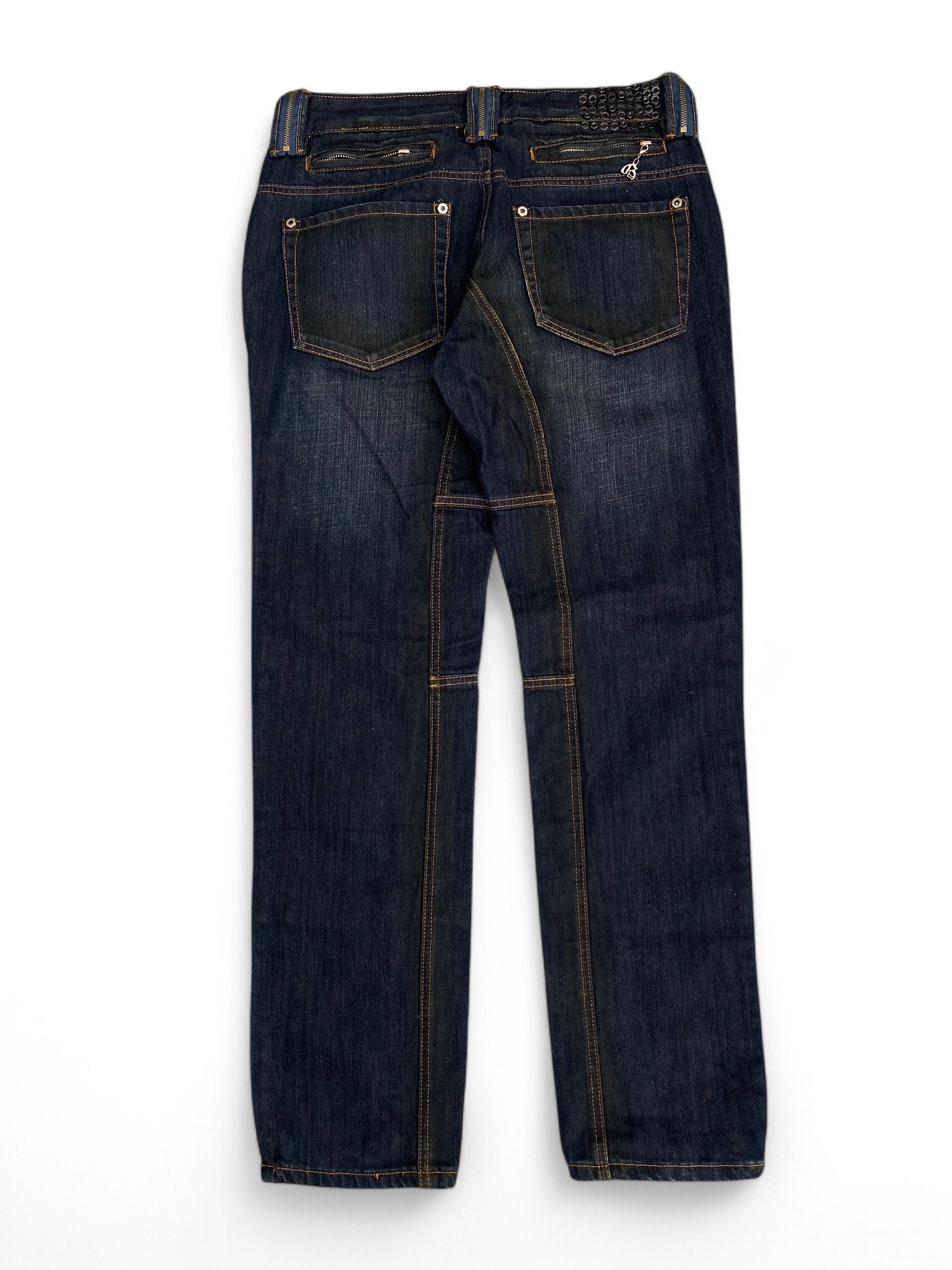 John Galliano John Galliano Gazette Jeans Distressed Denim Size US 32 / EU 48 - 2 Thumbnail