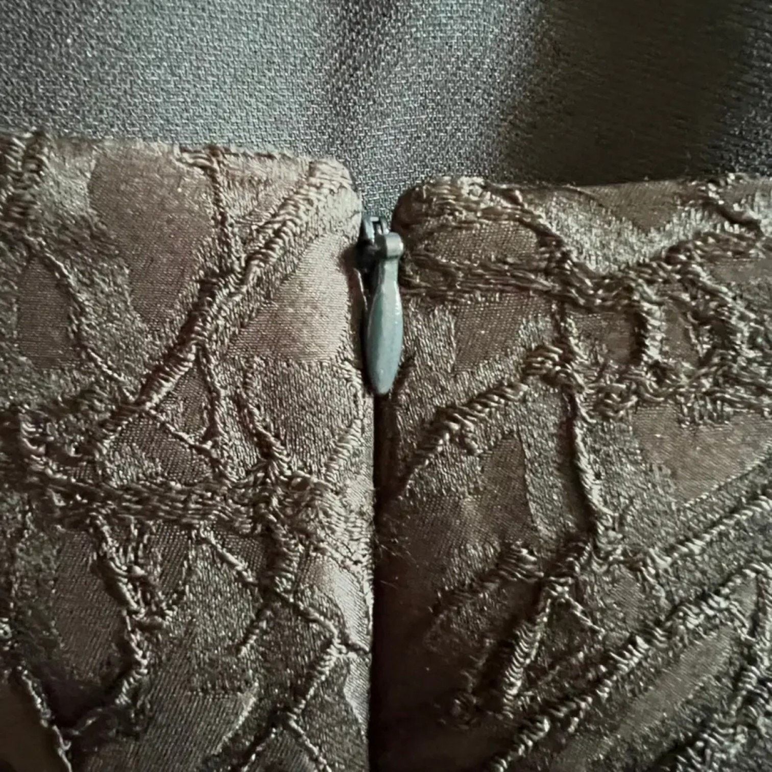 Balenciaga BALENCIAGA Evergeen Jacquard Silk-Blend Skirt, M/FR38 Size 27" / US 4 / IT 40 - 3 Thumbnail