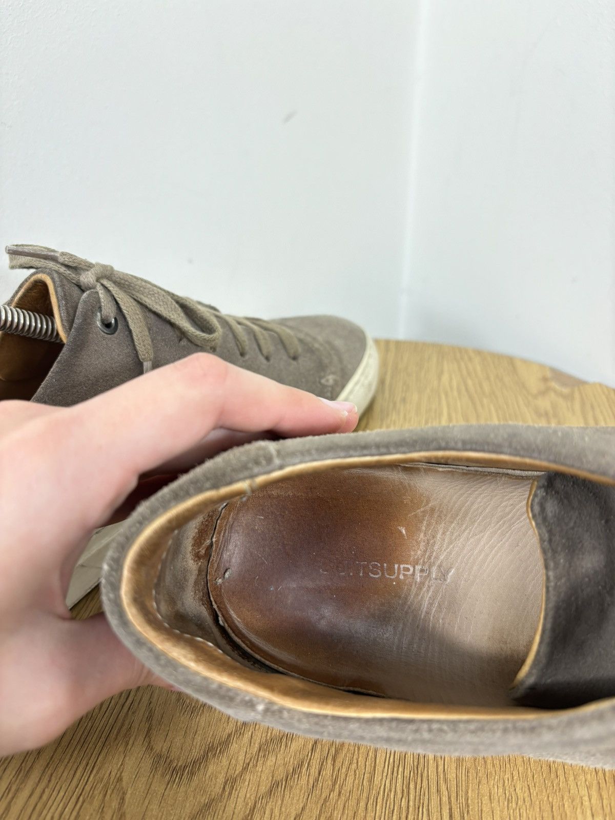 Suitsupply Suitsupply Brown Suede Leather Casual Sneakers Shoes Size US 7 / EU 40 - 18 Thumbnail