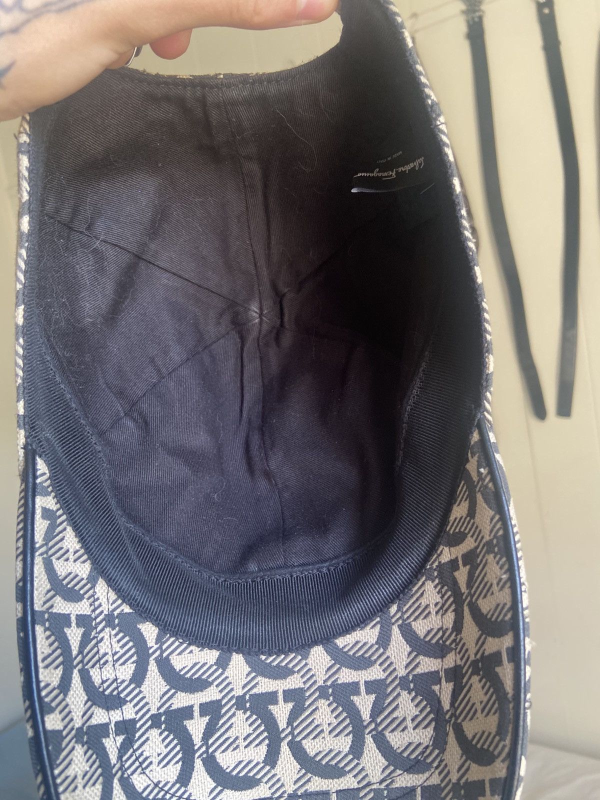 Salvatore Ferragamo FERRAGAMO GANCINI MONOGRAM BASEBALL HAT Size ONE SIZE - 5 Thumbnail