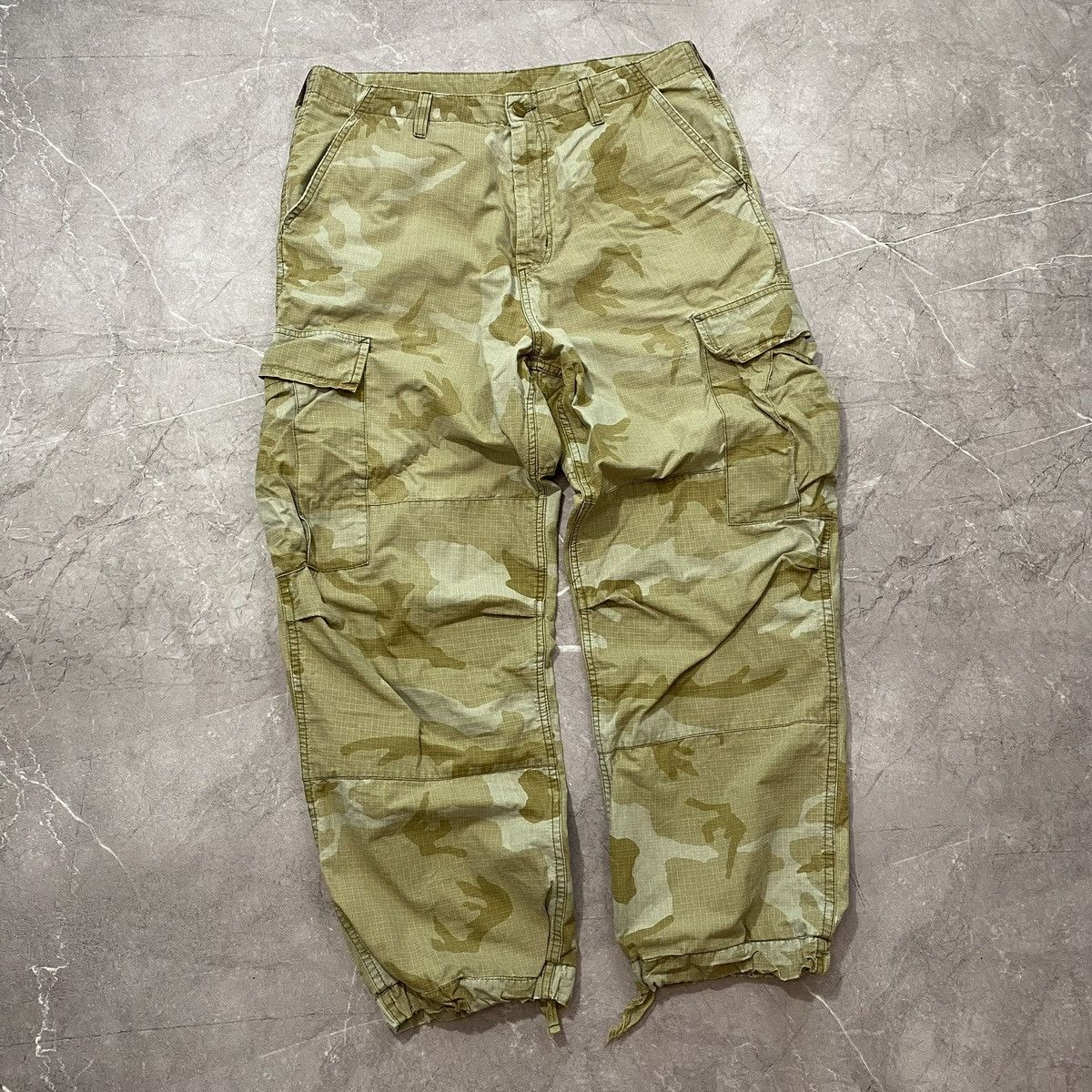 Carhartt VINTAGE CARHARTT MILITARY CARGO PANTS PATCH LOGO 00S Size US 34 / EU 50 - 9 Thumbnail