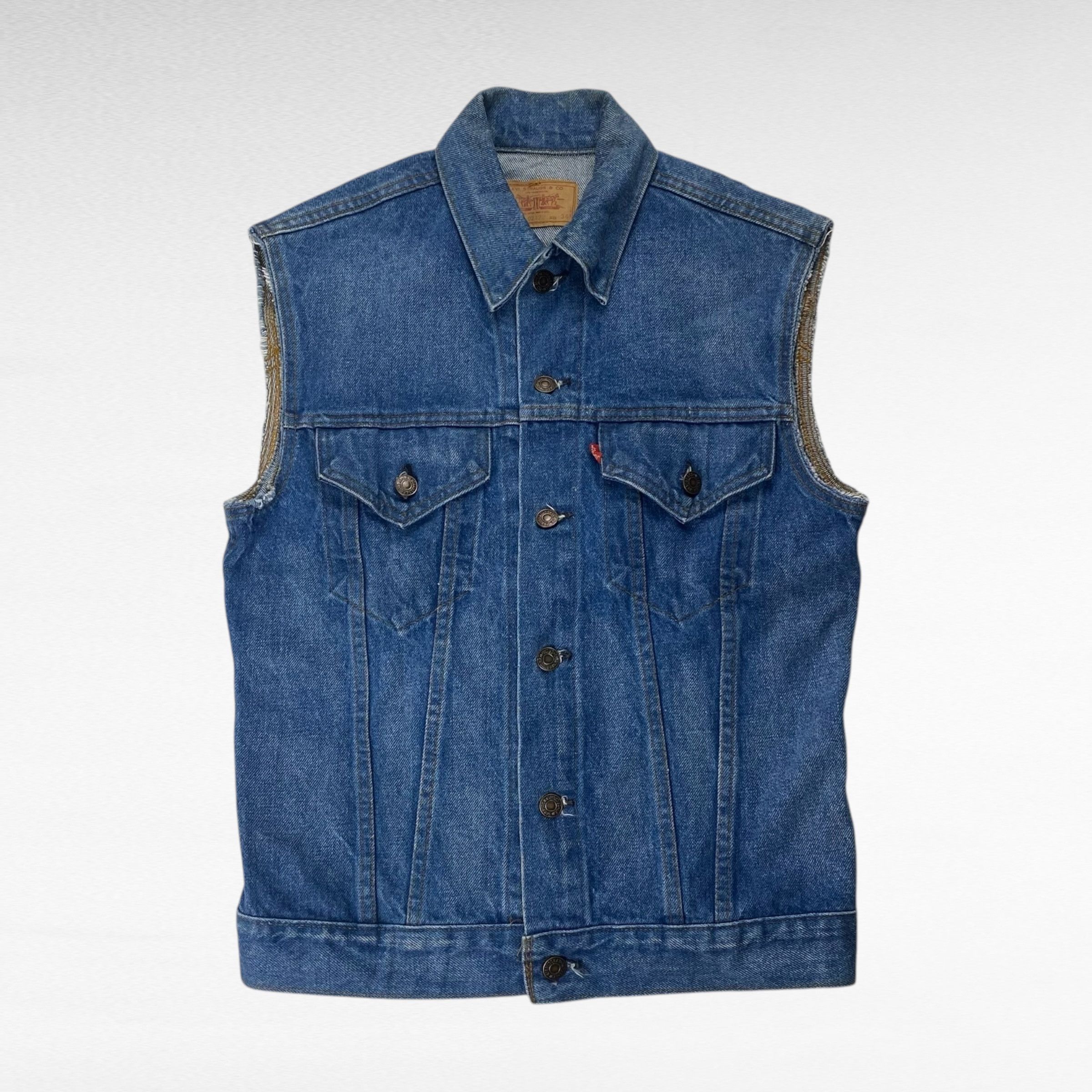Levi's Levi's Denim Vest Size 36 Size US M / EU 48-50 / 2 - 1 Thumbnail
