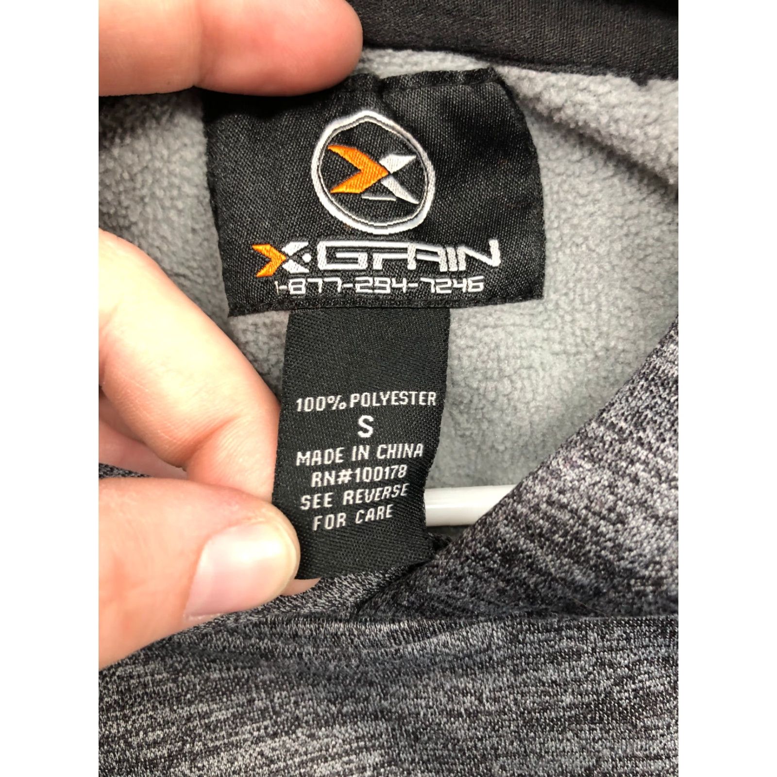 Cougar XGrain Hoodie Mens Gray Long Sleeve Pullover W Pockets Cougars Wrestling Logo Print Decade: None? Size US S / EU 44-46 / 1 - 7 Thumbnail