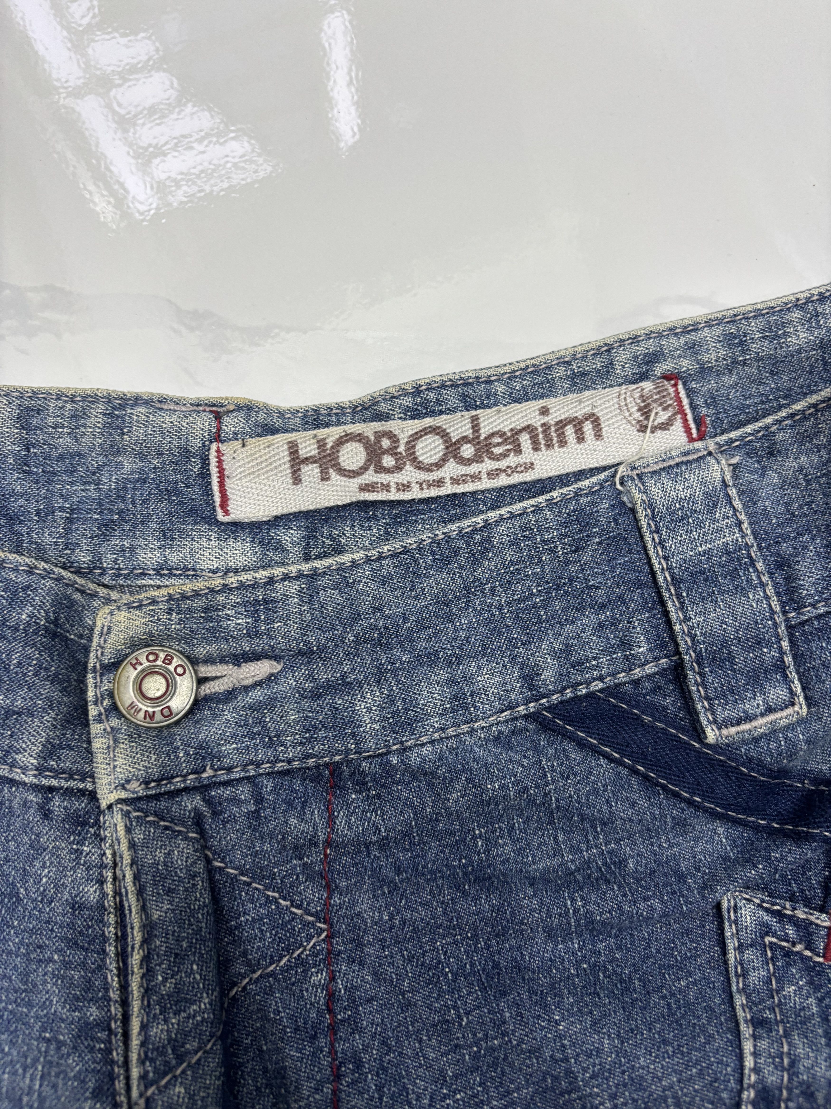 JNCO 🔥HOBO BAGGY MULTIPOCKET CARGO DENIM JEANS Size US 34 / EU 50 - 9 Thumbnail