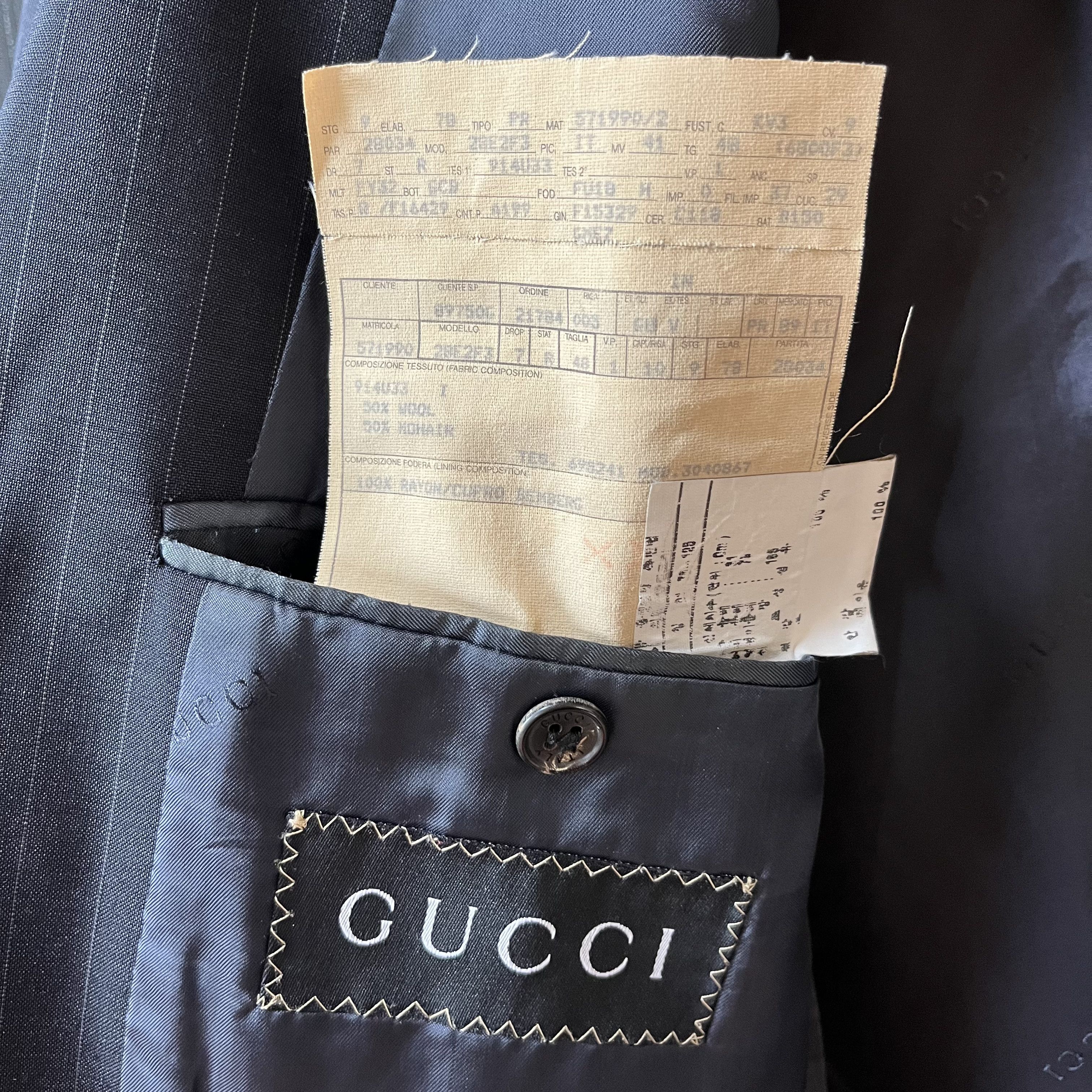 Gucci Gucci Tom Ford Era Wool Mohair Tailored Jacket IT48 Size US M / EU 48-50 / 2 - 7 Thumbnail