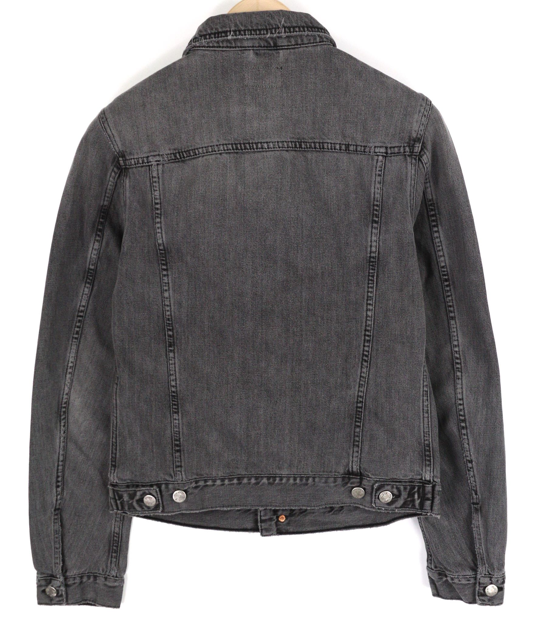 Nudie Jeans BILLY S Desolation Grey Polo Patch Pocket Jacket 82468 Size US S / EU 44-46 / 1 - 2 Thumbnail