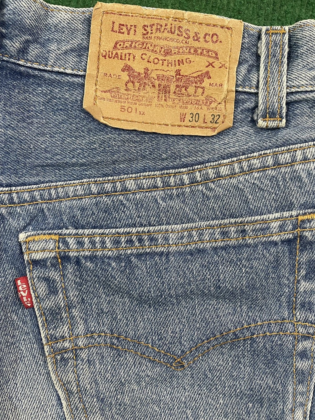 Levi's × Vintage Vintage Levis 501 80s Size US 28 / EU 44 - 6 Thumbnail