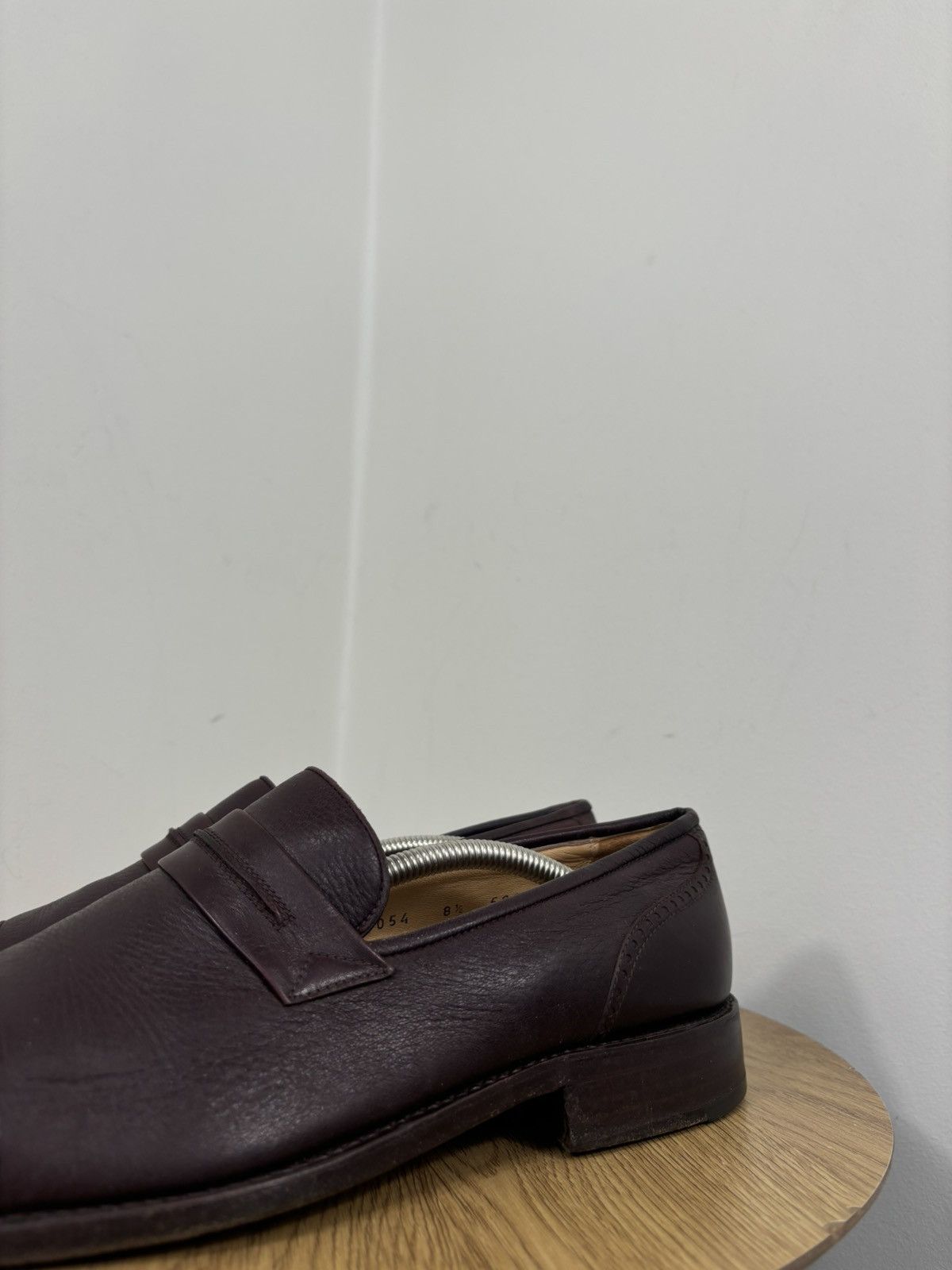 Gravati Gravati Vintage Men’s Burgundy Brown Leather Penny Loafers Size US 8.5 / EU 41-42 - 11 Thumbnail