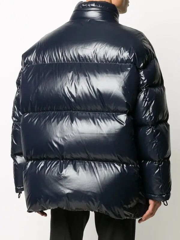 Valentino o1y0525 Logo Shell Jacket in Midnight Blue Size US M / EU 48-50 / 2 - 4 Thumbnail