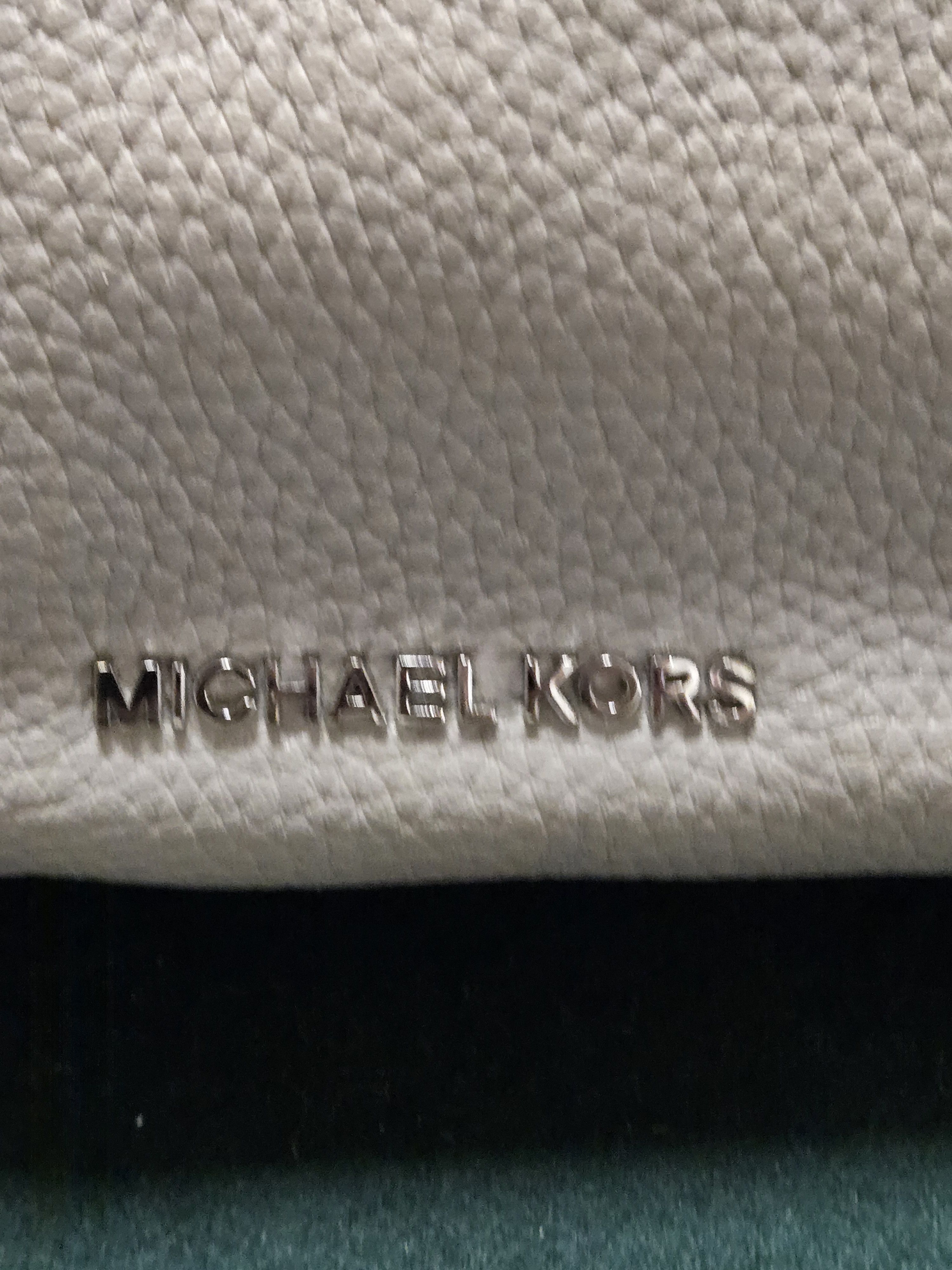 Michael Kors Michael Kors Soft Gray Satchel Handbag Size ONE SIZE - 1 Thumbnail