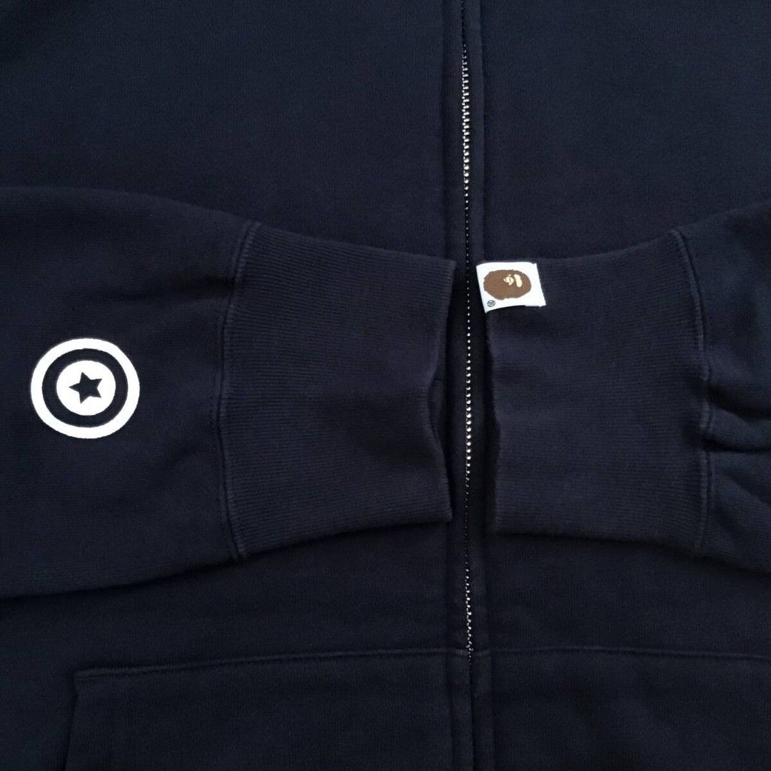 Bape BAPE DETACHABLE Shark full zip hoodie navy x 1st camo green Size US XL / EU 56 / 4 - 7 Thumbnail
