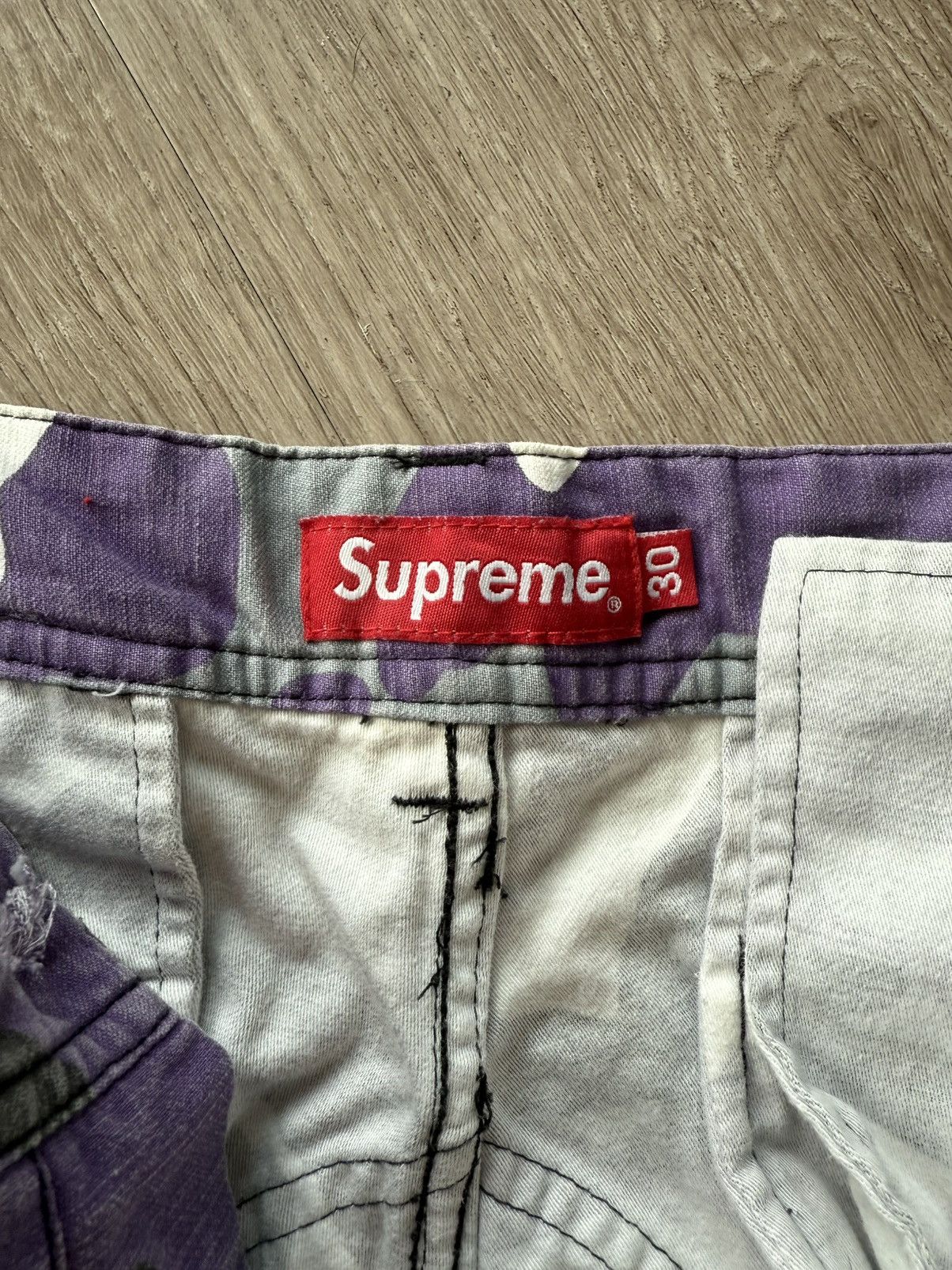 Supreme Supreme Purple Cargo Pants Size US 30 / EU 46 - 3 Thumbnail