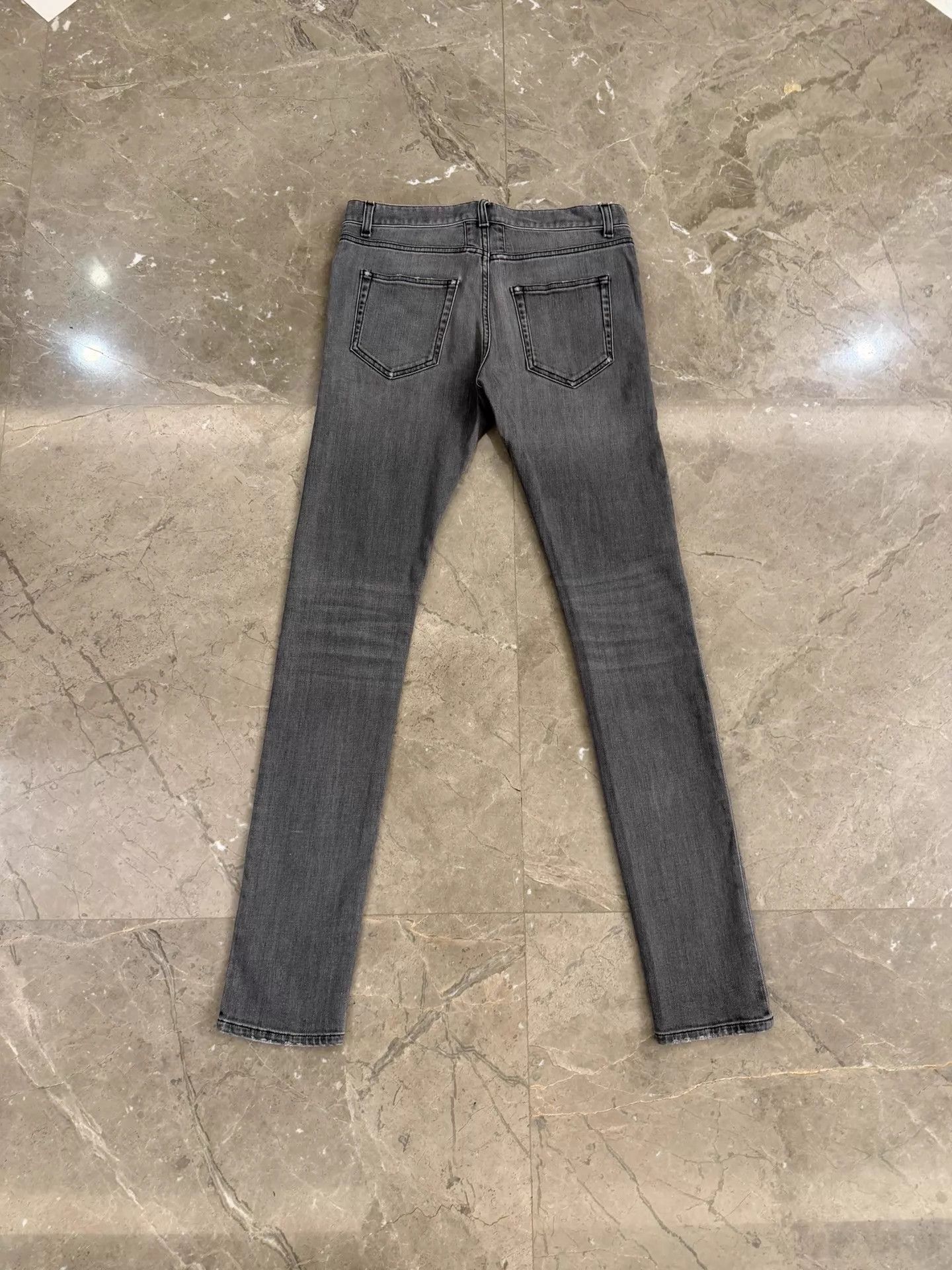 Saint Laurent Paris Saint Laurent 14SS Hedi D02 Skinny Jeans Gray Wash Size 30 Size US 30 / EU 46 - 7 Thumbnail