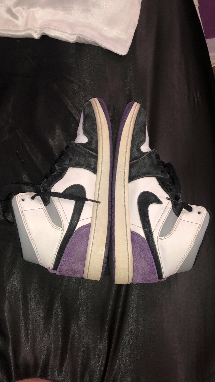 Jordan Brand × Nike Jordan 1 purple/white/black/grey Size US 9 / EU 42 - 4 Thumbnail