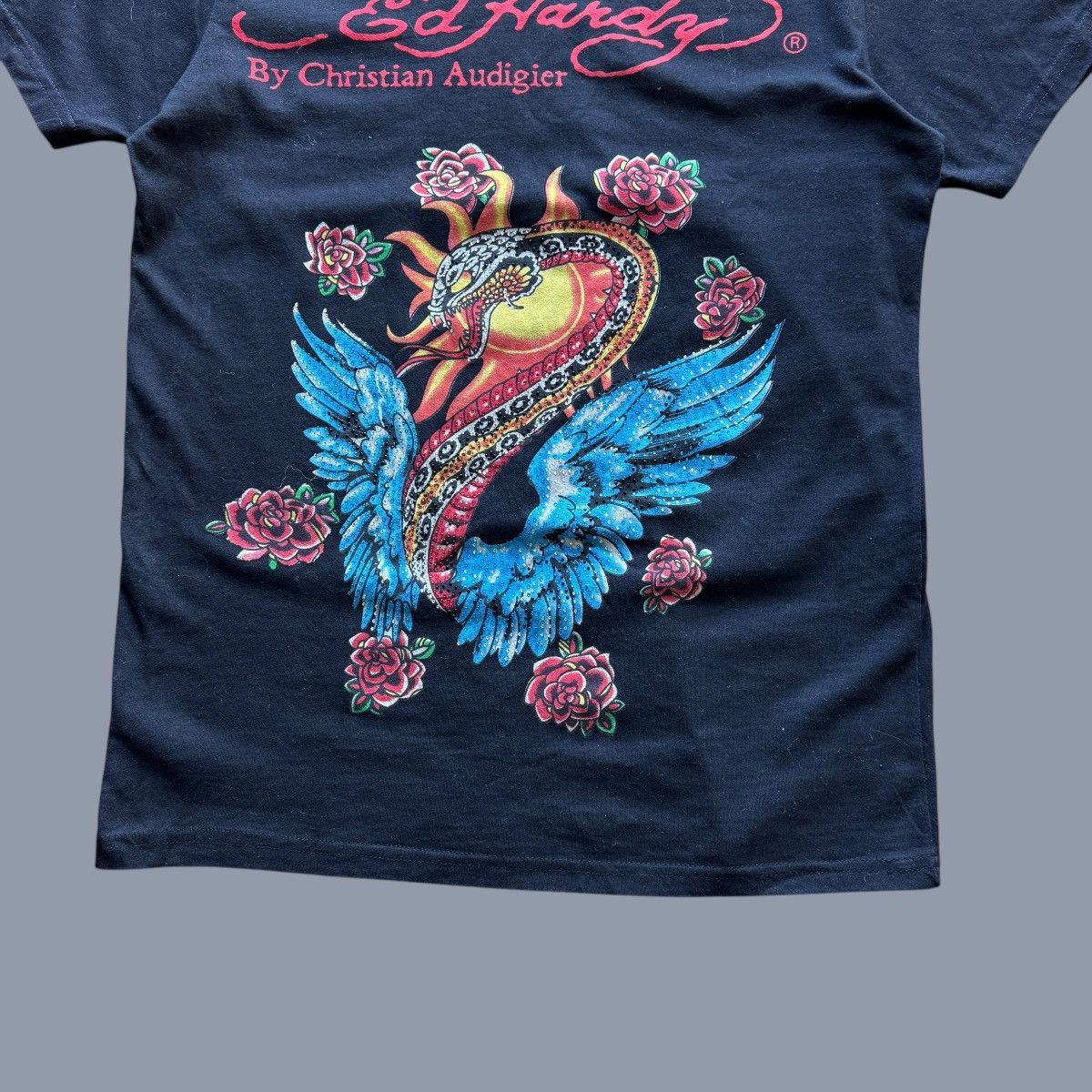 Ed Hardy Ed Hardy T Shirt Black Y2K Swag Size US L / EU 52-54 / 3 - 7 Thumbnail