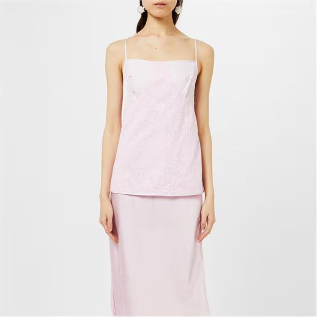 Jil Sander o1g2r1mq1024 Tank Tops in Light Purple Size XS / US 0-2 / IT 36-38 - 3 Thumbnail