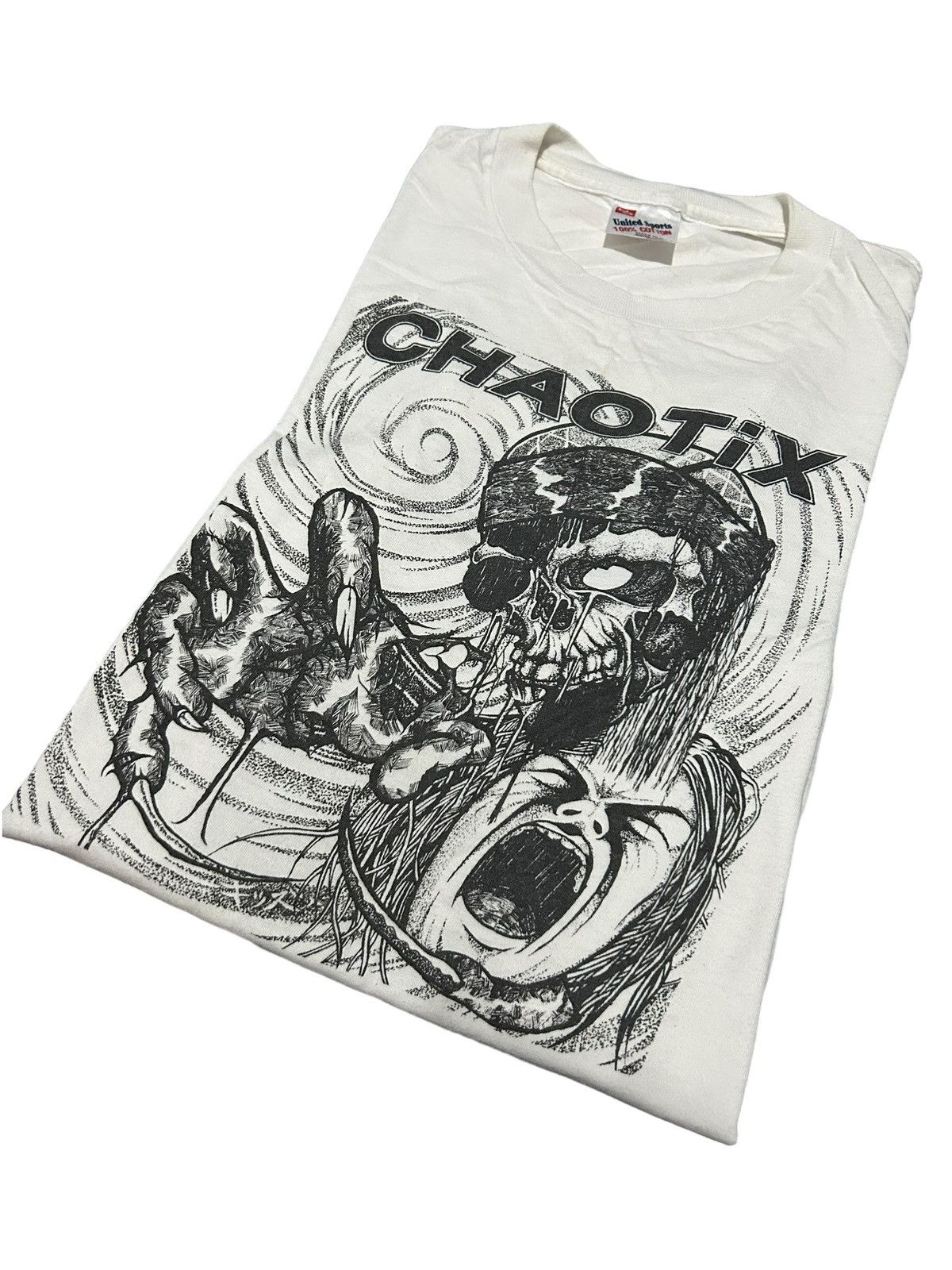 Vintage Vintage CHAOTiX Made In Usa Single stich ☠️ Size US M / EU 48-50 / 2 - 6 Thumbnail