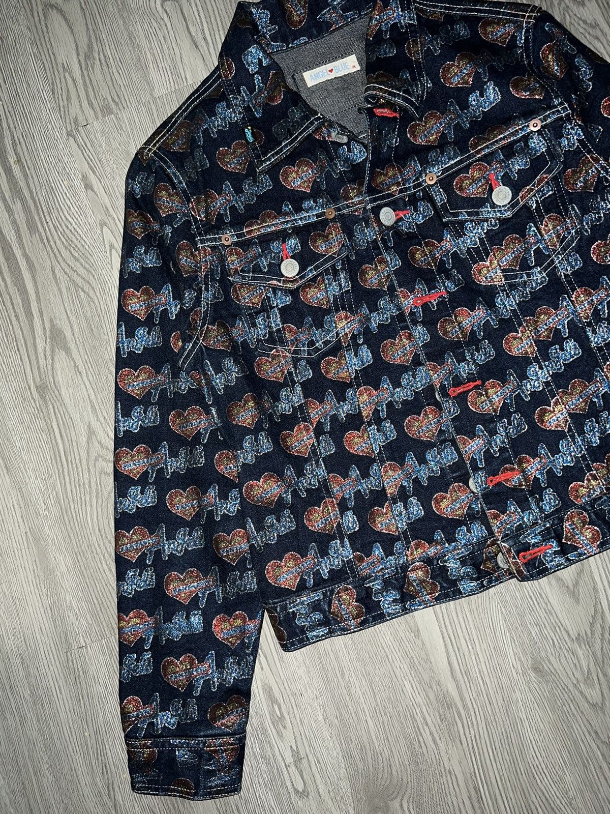 Angel Blue Angel Blue Y2k glitter denim jacket 💙♥️ Size M / US 6-8 / IT 42-44 - 6 Thumbnail