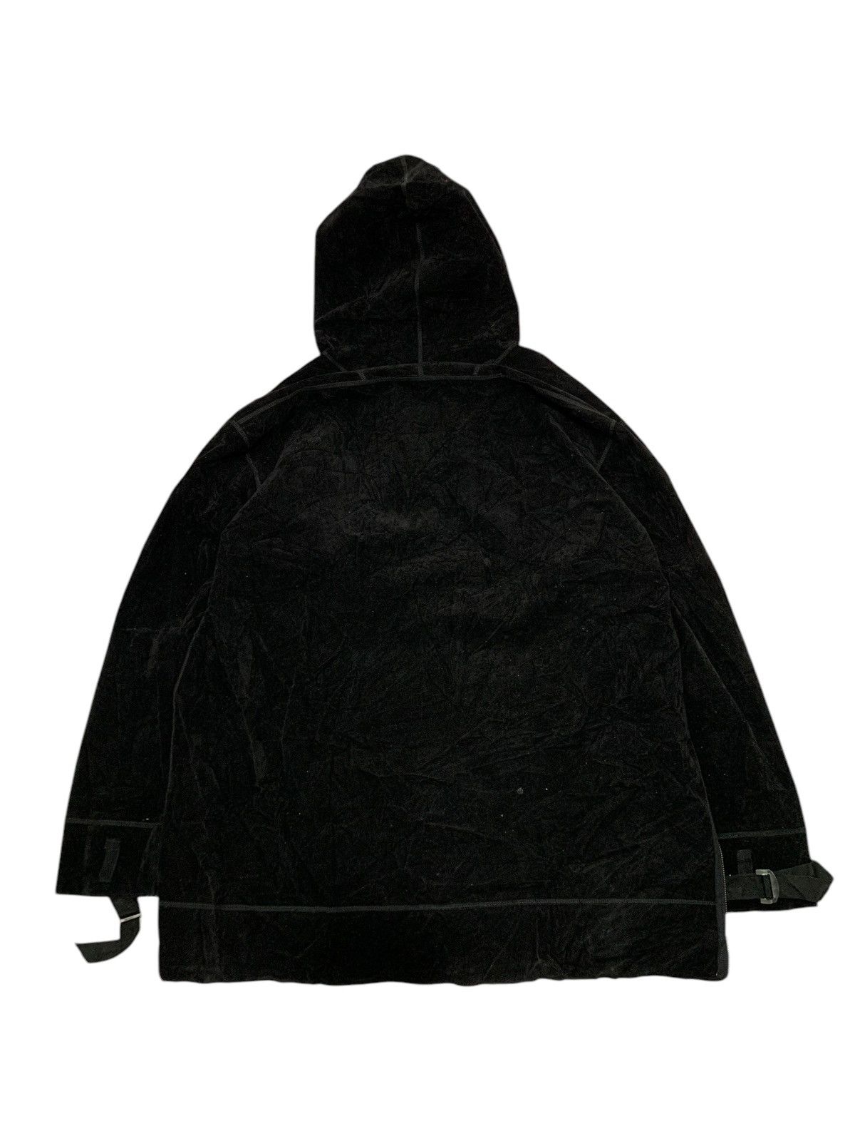 Stone Island 🔥VINTAGE WORLD WIDE WEB A/W96 REVERSIBLE PULLOVER HOODIE Size US L / EU 52-54 / 3 - 8 Thumbnail