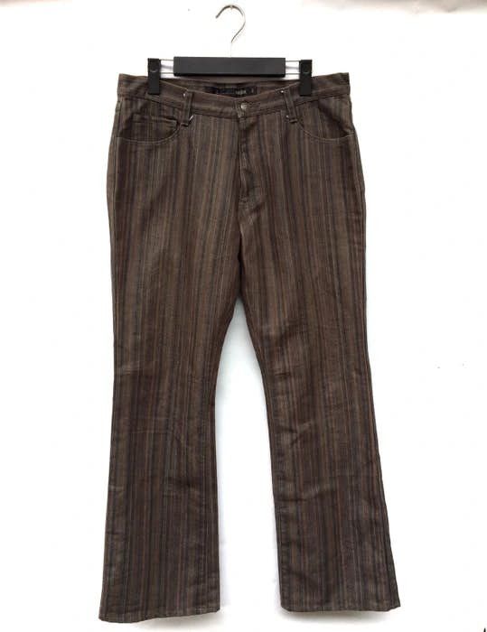 Japanese Brand Schlussel Striped Made In Japan Casual Pant