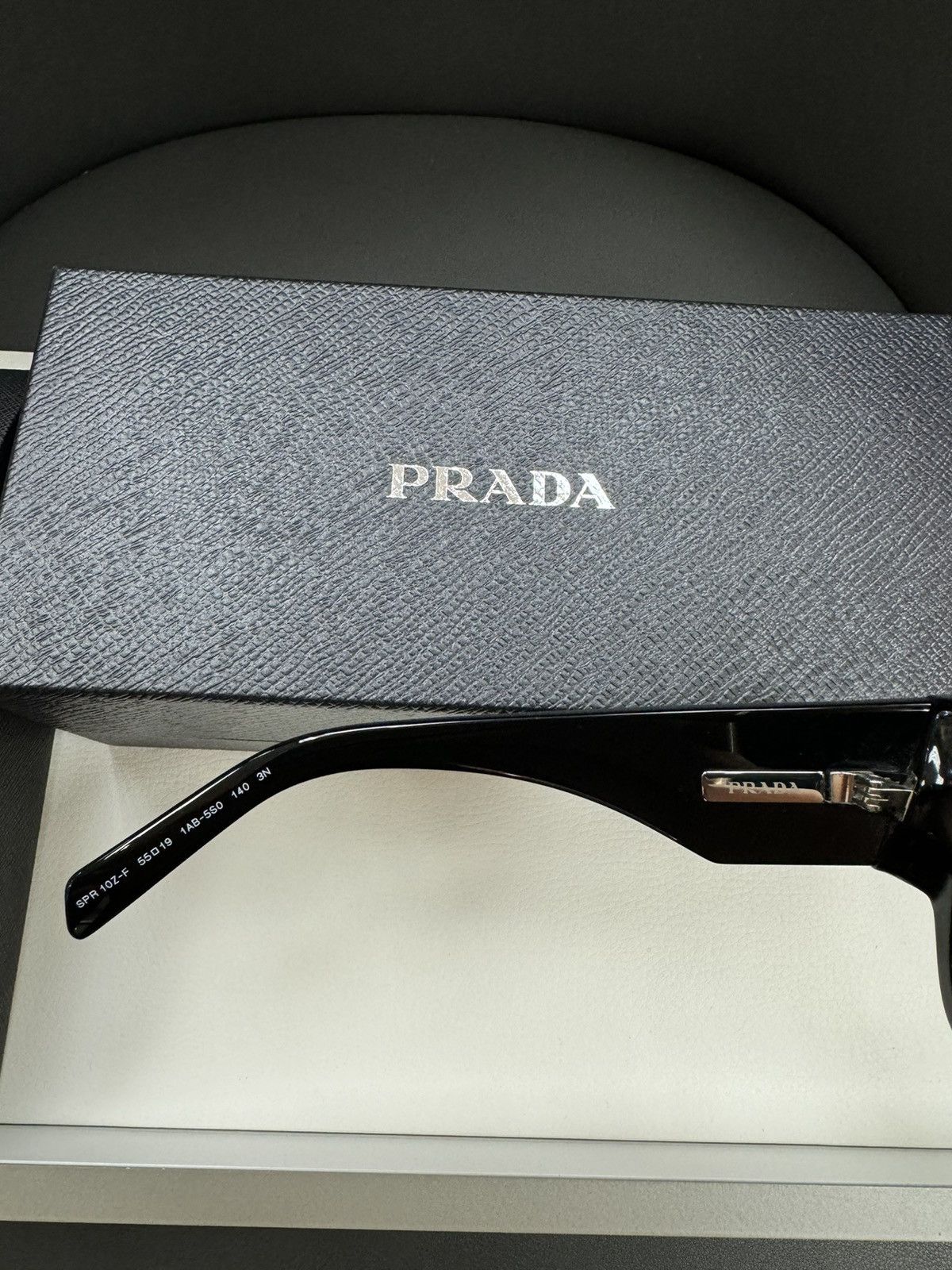 Prada × Vintage NEW Prada Sunglasses Rectangular Kardashain Size ONE SIZE - 4 Thumbnail