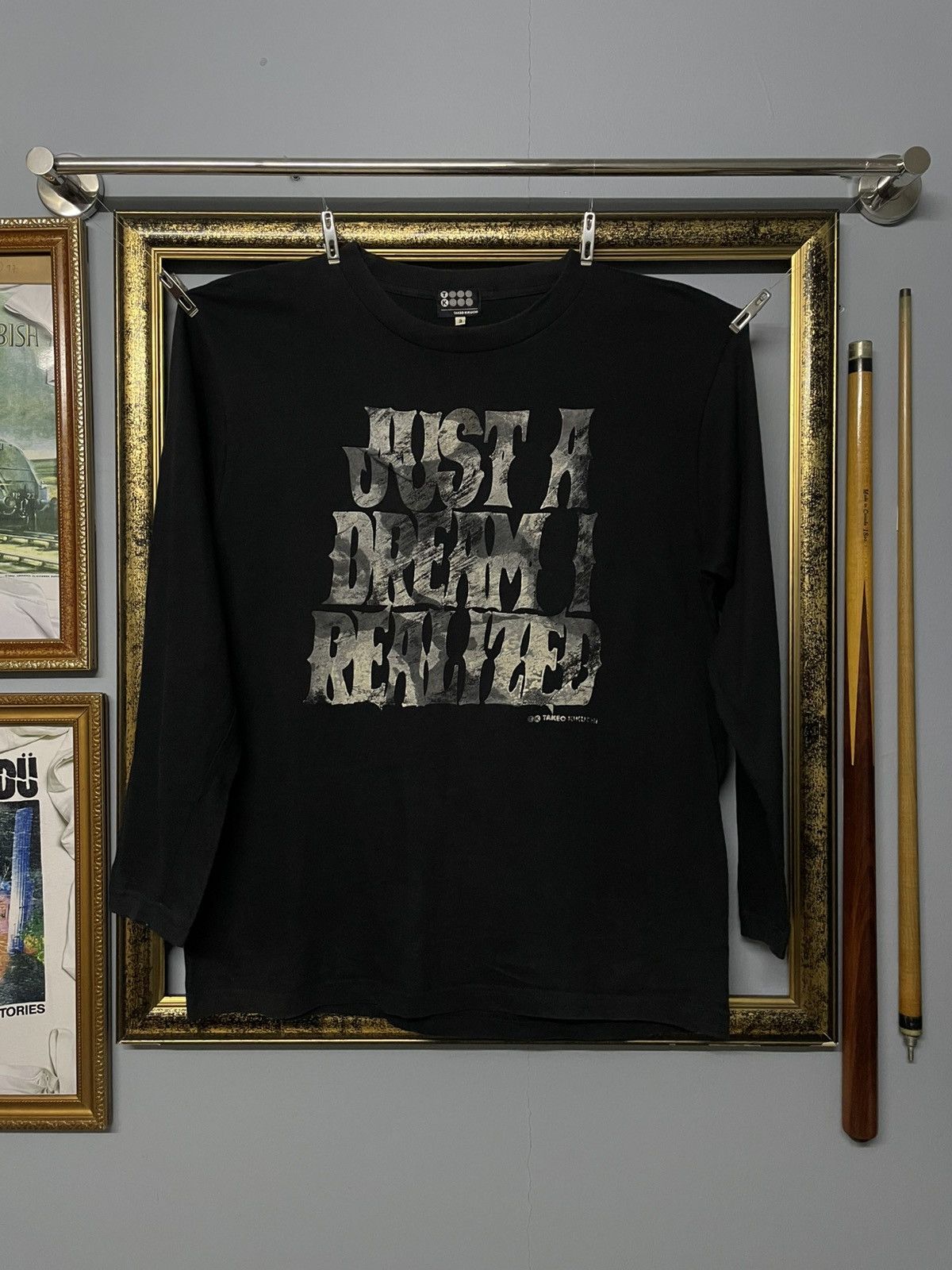 Designer × Vintage Vintage 1990s Japan Takeo Kikuchi Inspired Word Longsleeve Size US M / EU 48-50 / 2 - 1 Thumbnail