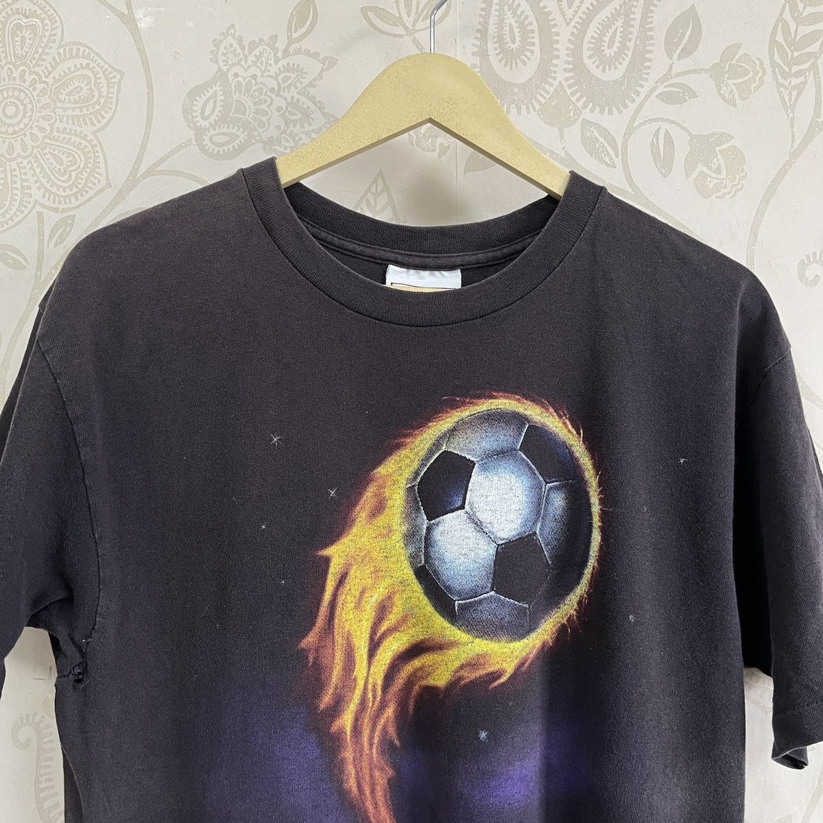 Reebok Vintage 1990s Reebok Soccer Field TShirt Size US M / EU 48-50 / 2 - 18 Thumbnail