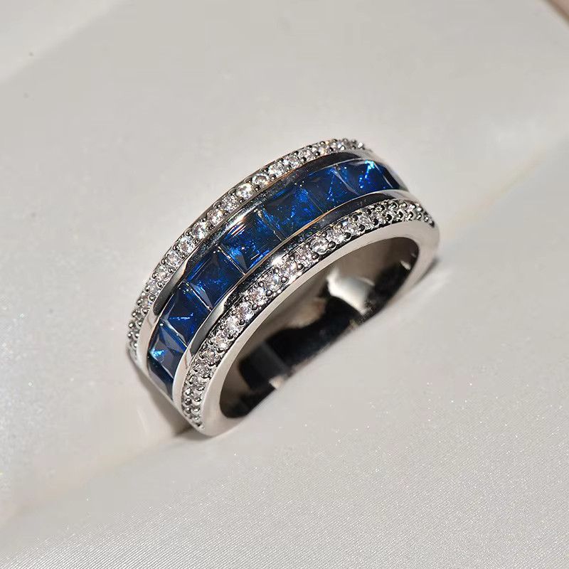 Jewelry Creative Inlaid Zircon Ring Size ONE SIZE - 2 Thumbnail