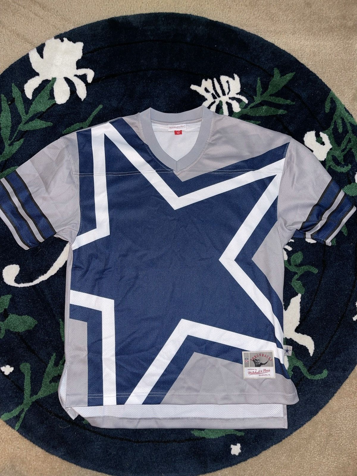 Mitchell & Ness × NFL Dallas Cowboys Mitchell & Ness NFL Large Retro Logo Jersey Size US L / EU 52-54 / 3 - 2 Thumbnail
