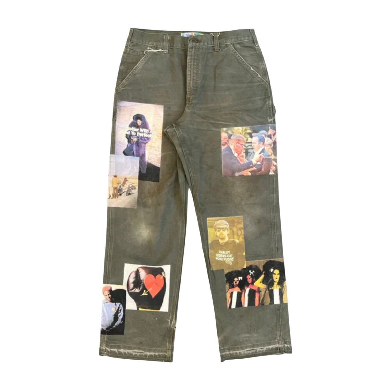 Better With Age Better With Age 'Tabloid Carpenter' Olive Jeans Size US 38 / EU 54 - 1 Preview