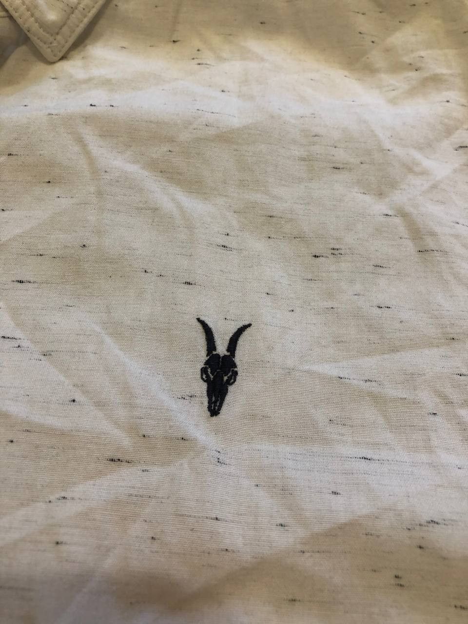 Allsaints Vintage white print Shirt Allsaints size M Y2K streetwear Size US M / EU 48-50 / 2 - 5 Thumbnail