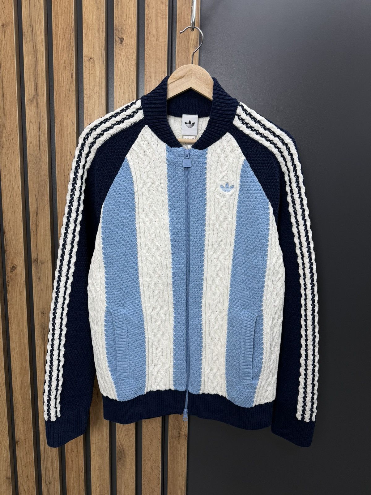 Adidas Adidas Women’s Archive Cutline Knit Track Top Jacket Size S / US 4 / IT 40 - 1 Thumbnail