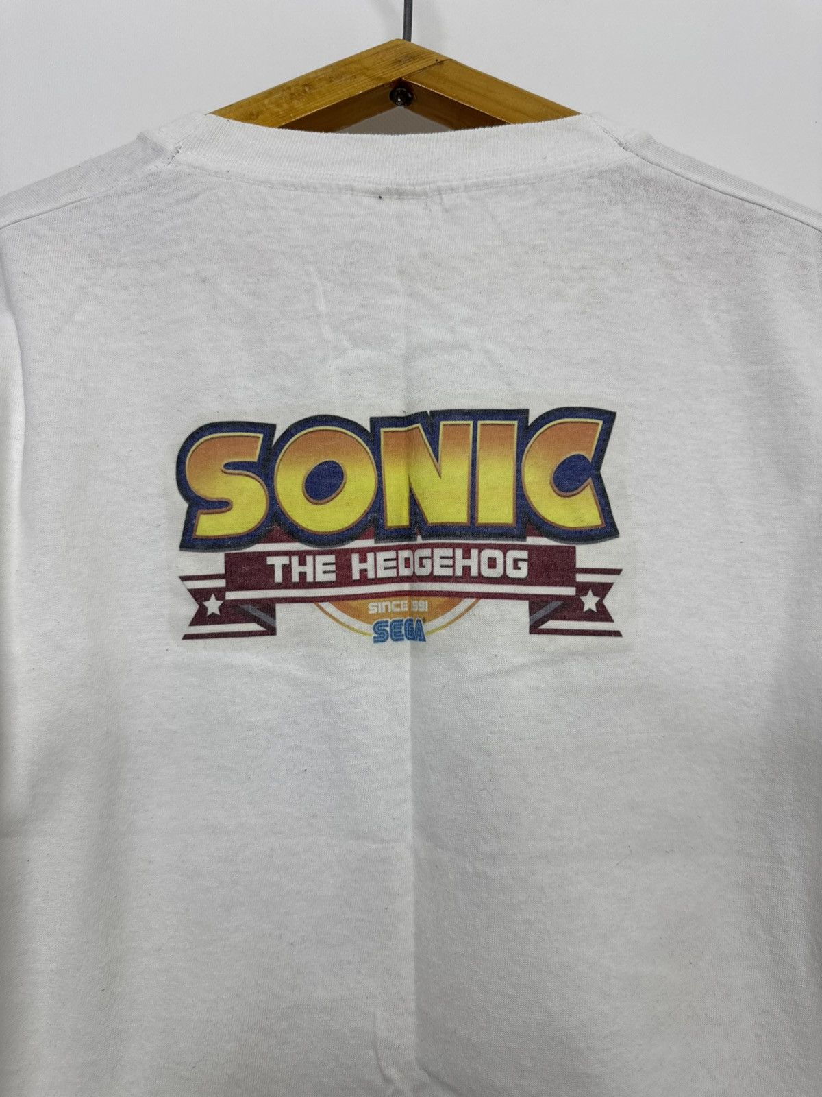 Fruit Of The Loom VINTAGE SONIC THE HEDGEHOG GRAPHIC TEE Size US L / EU 52-54 / 3 - 3 Thumbnail