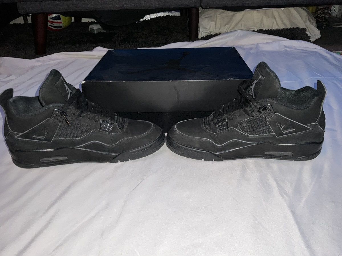 Jordan Brand × Nike Black Cat Jordan 4s Size US 11 / EU 44 - 4 Thumbnail