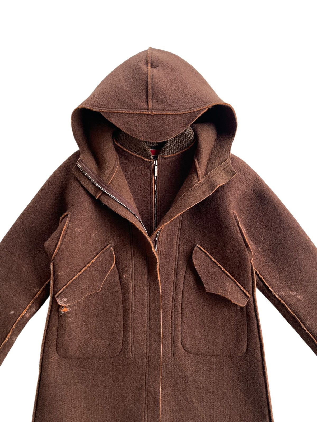 Number (N)ine AW1998 Number Nine Layered Hooded Jacket Size US S / EU 44-46 / 1 - 3 Thumbnail