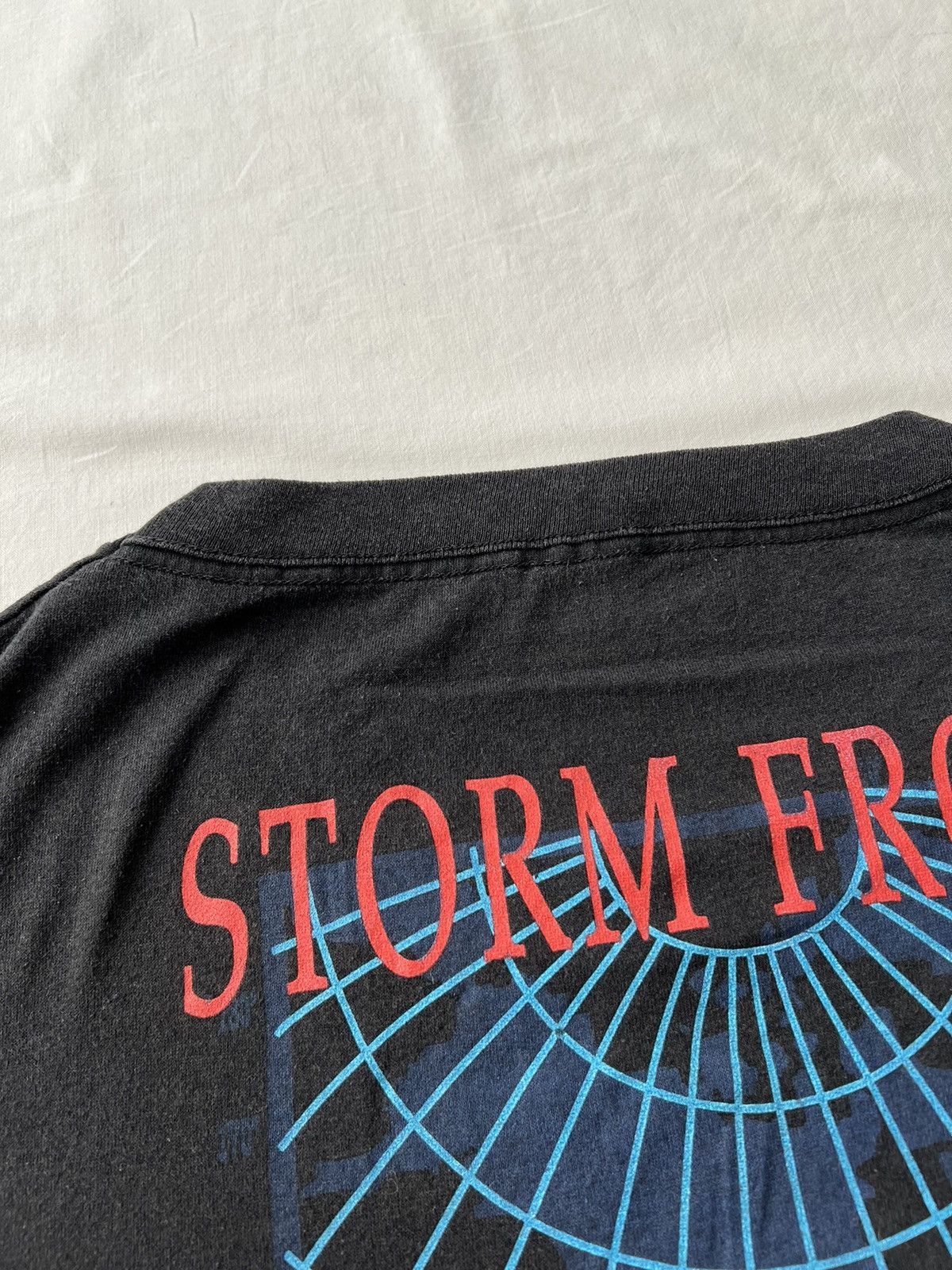 Band Tees Vintage 1989 Billy Joel Storm Front Tour 89-90 Black T-shirt Size US L / EU 52-54 / 3 - 13 Thumbnail