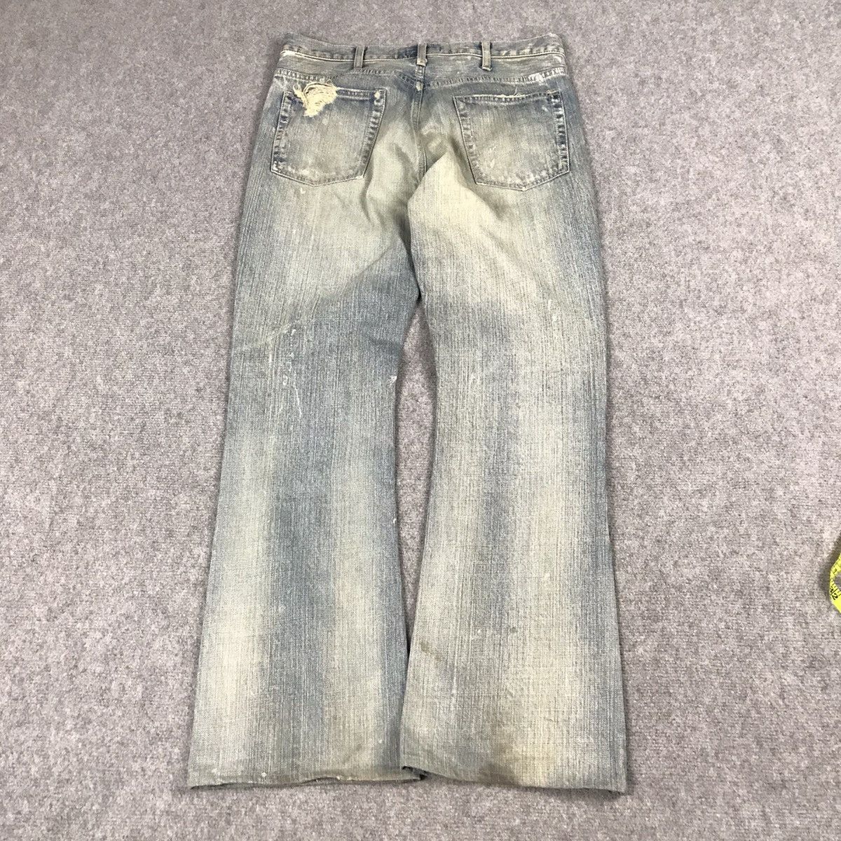 If Six Was Nine × Japanese Brand × Spellbound FALRE SPELLBOUND BOOTCUT DISTRESSED DENIM PANTS Size US 32 / EU 48 - 10 Thumbnail