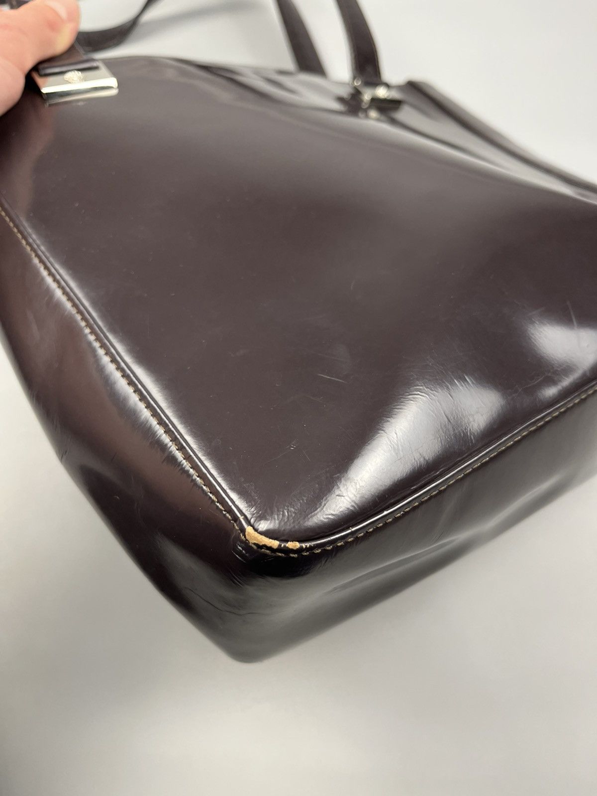 Versace Vintage Gianni Versace Couture Medusa Shoulder Hand Bag Y2K Size ONE SIZE - 10 Thumbnail